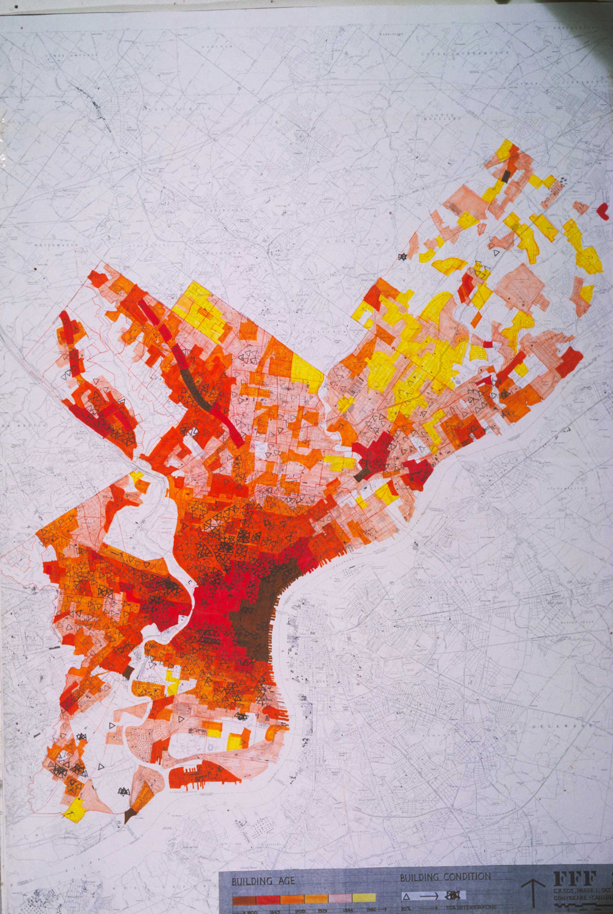 Building Condition, 40th Street Philadelphia, Studio FFF2, University of Pennsylvania, 1964