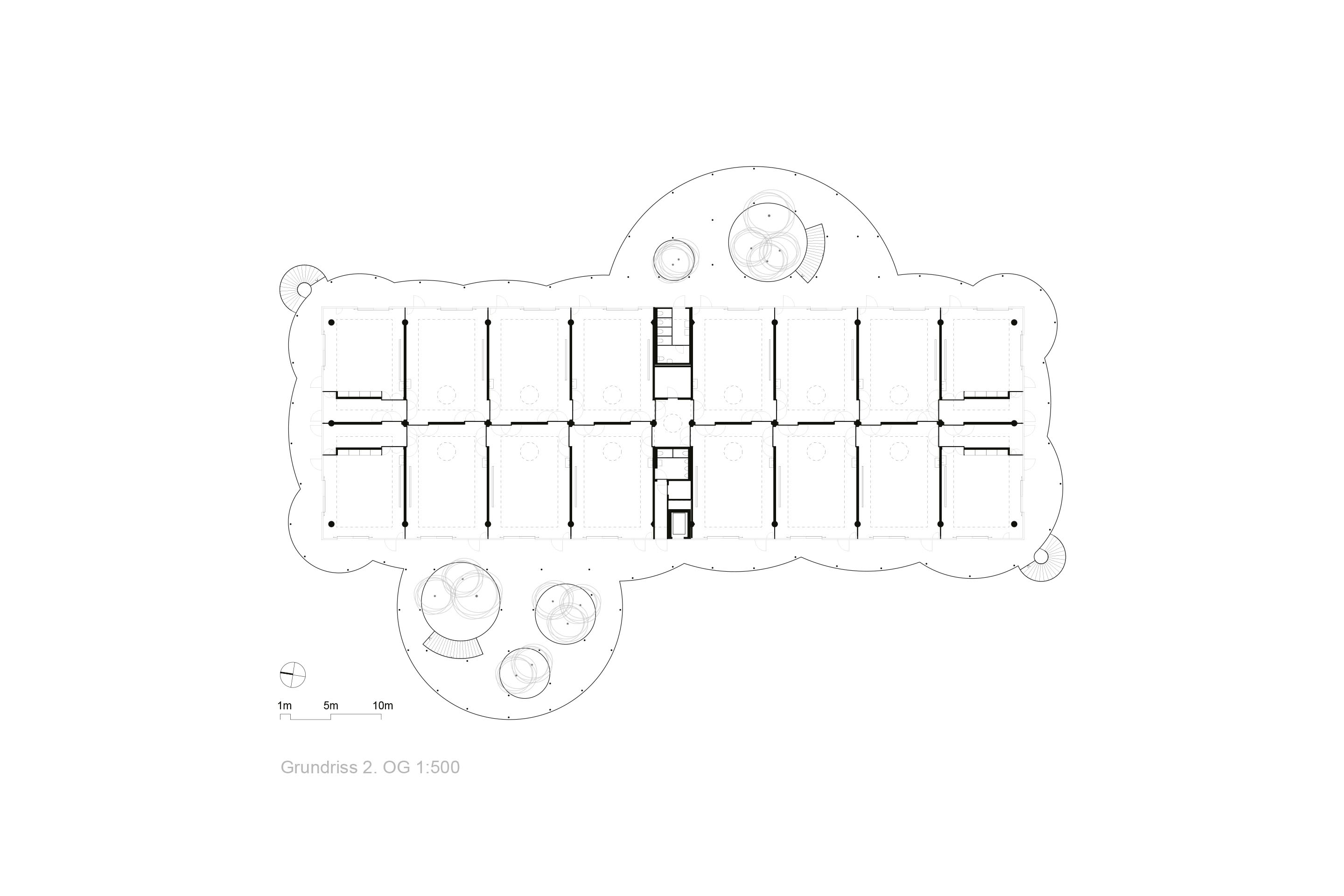 Plan du 2ème étage.