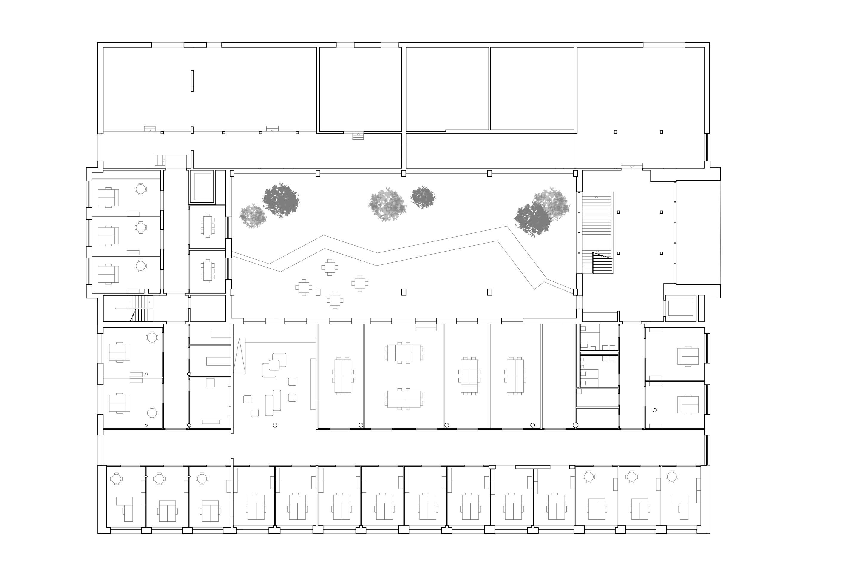 Plan du premier étage.
