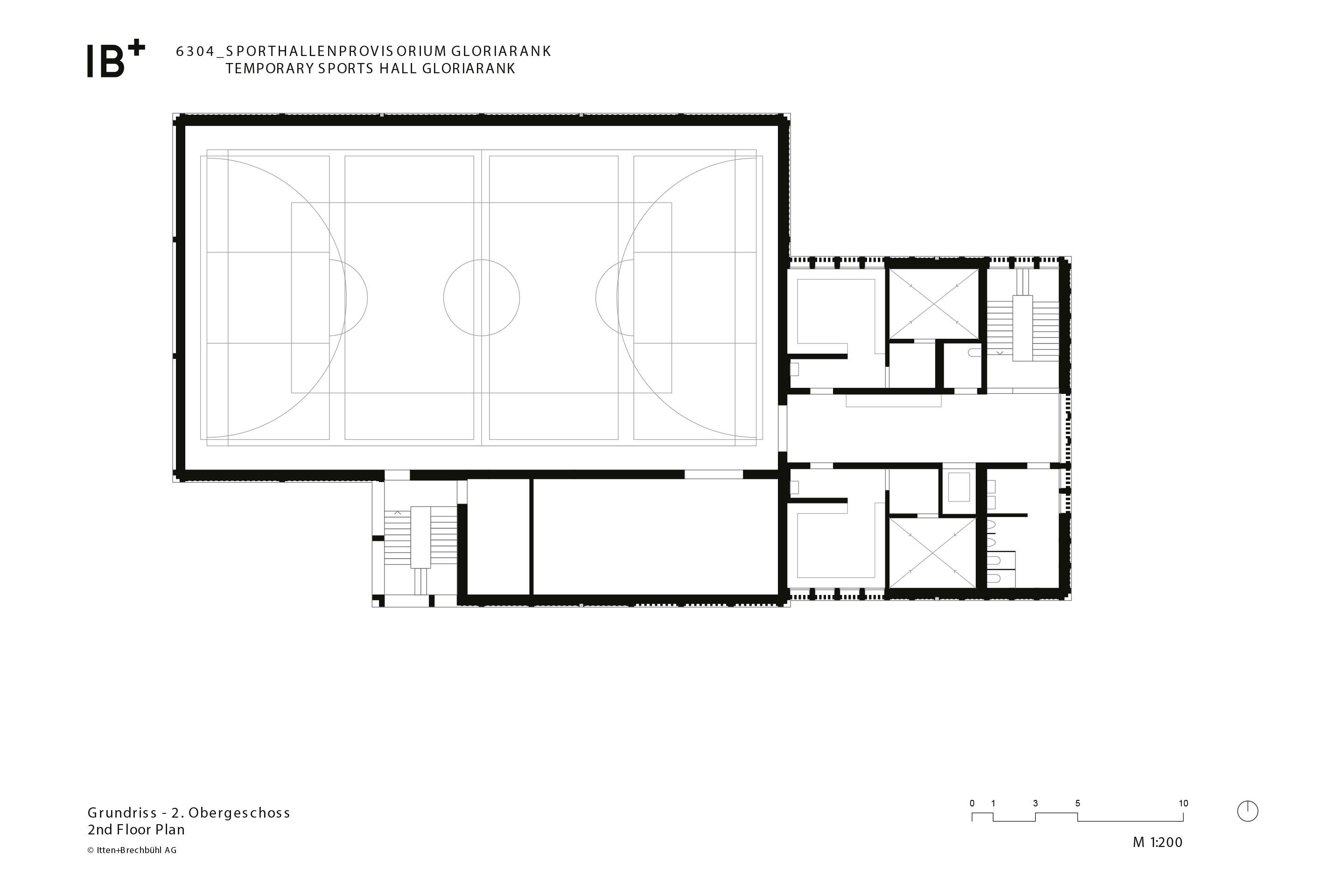 Pianta secondo piano.