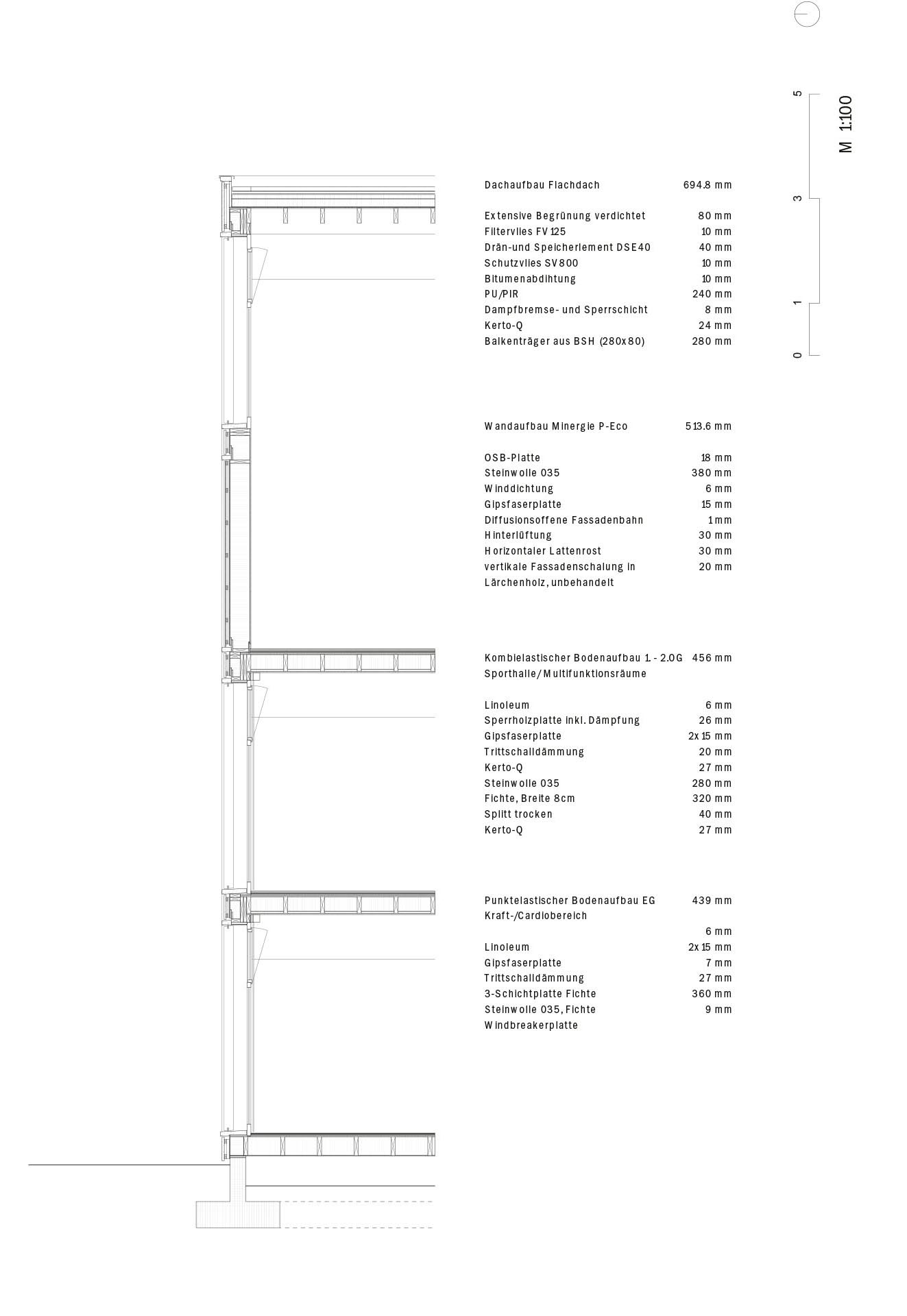 Sezione costruttiva.