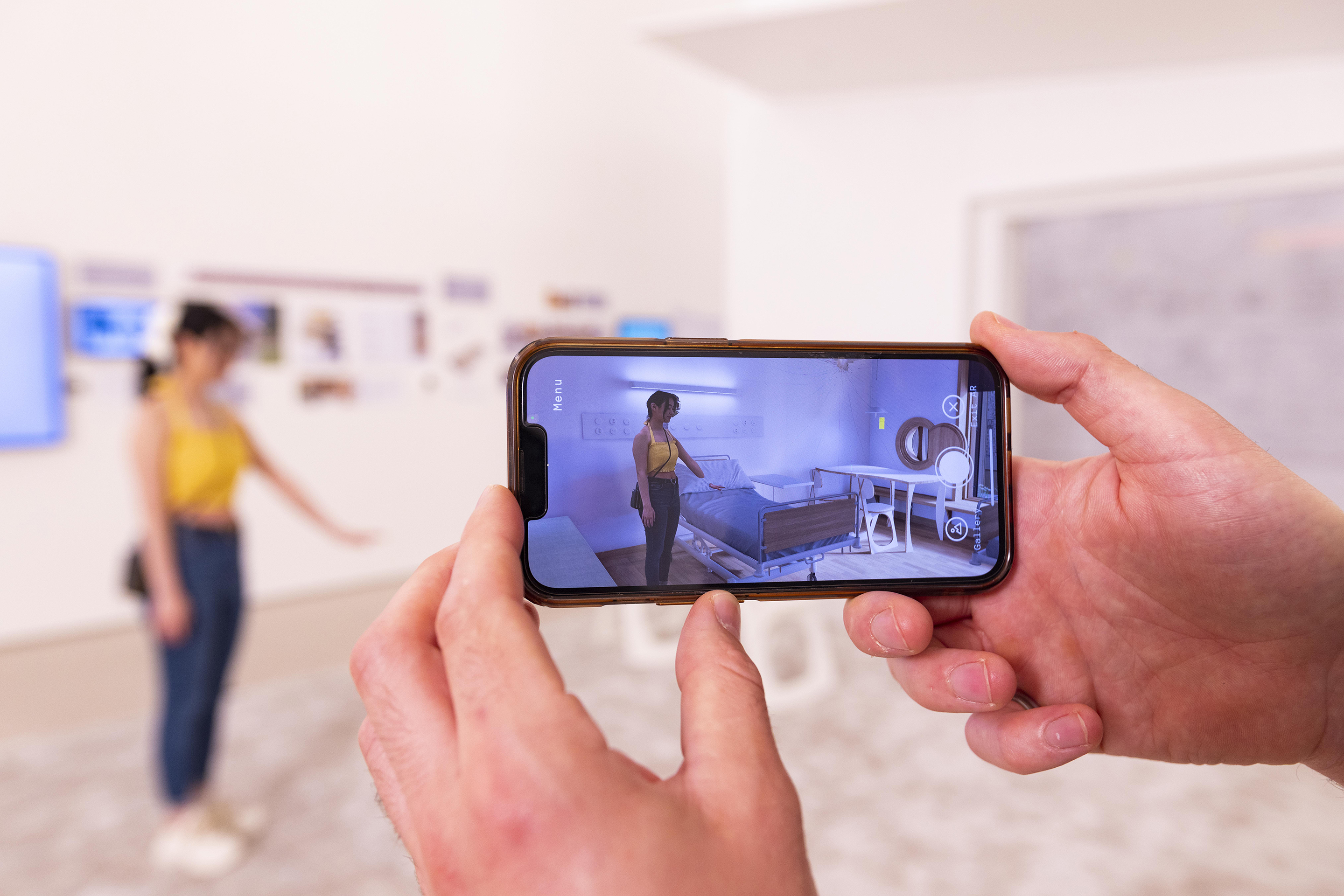 Augmented Reality ist auch Teil der Ausstellung.