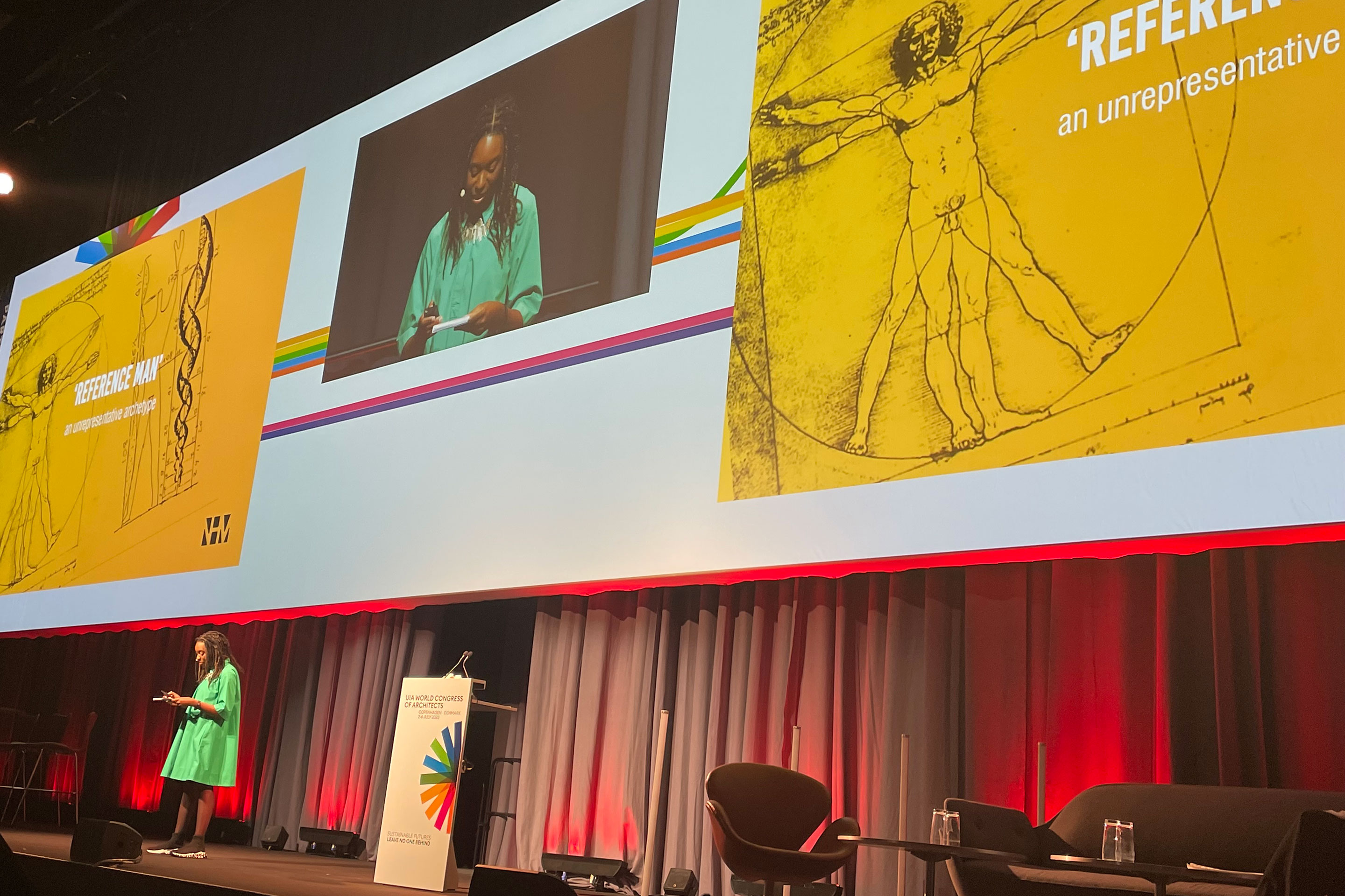 Die «Archtivistin» Nyasha Harper-Michon rief am UIA-Kongress zu einem inklusiveren Ansatz für das Entwerfen auf.