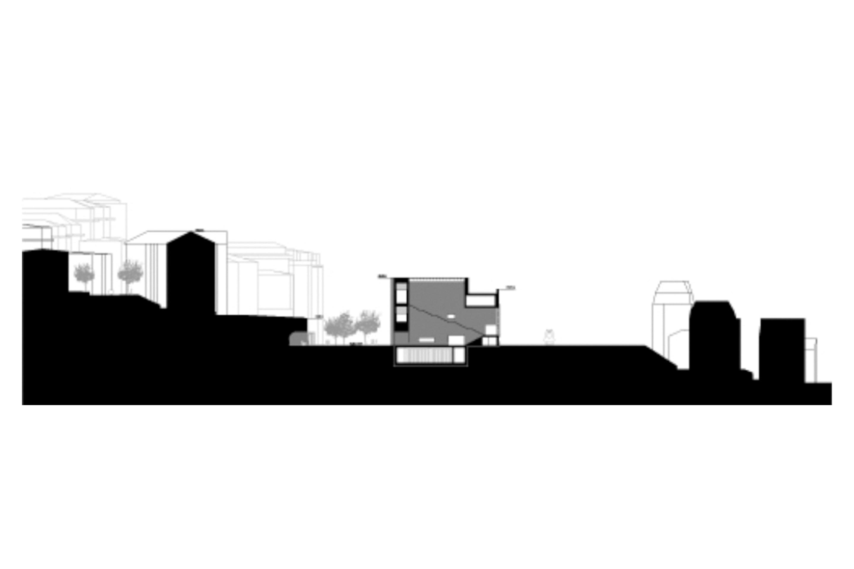 Plan d’implantation du projet lauréat de Barozzi Veiga pour le concours international du MCBA sur Plateforme 10, 2014.