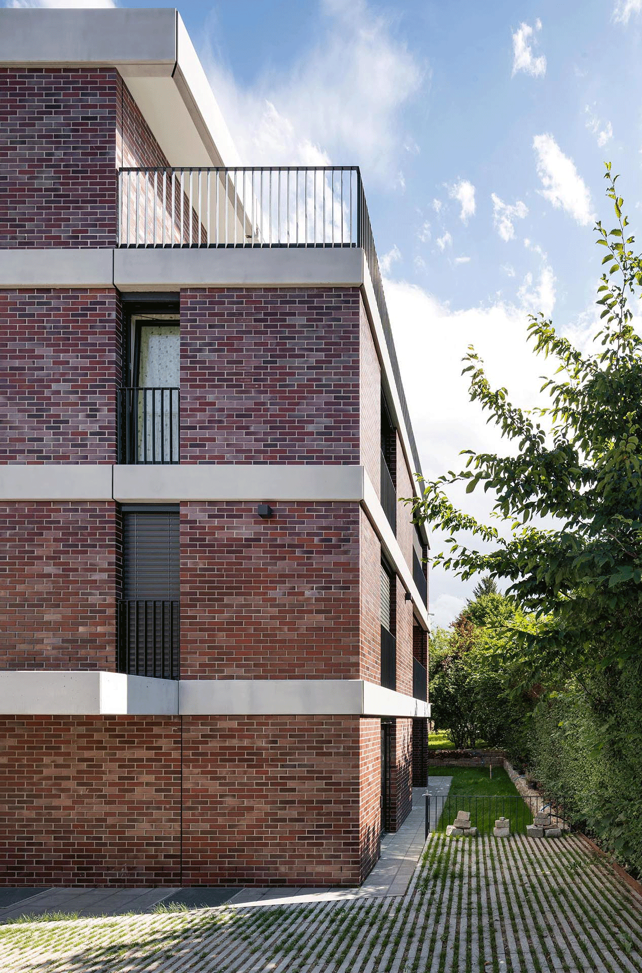 Die Klinkersteine von «The Wall» sind nicht appliziert, sondern gehören zum Zweischalenmauerwerk.