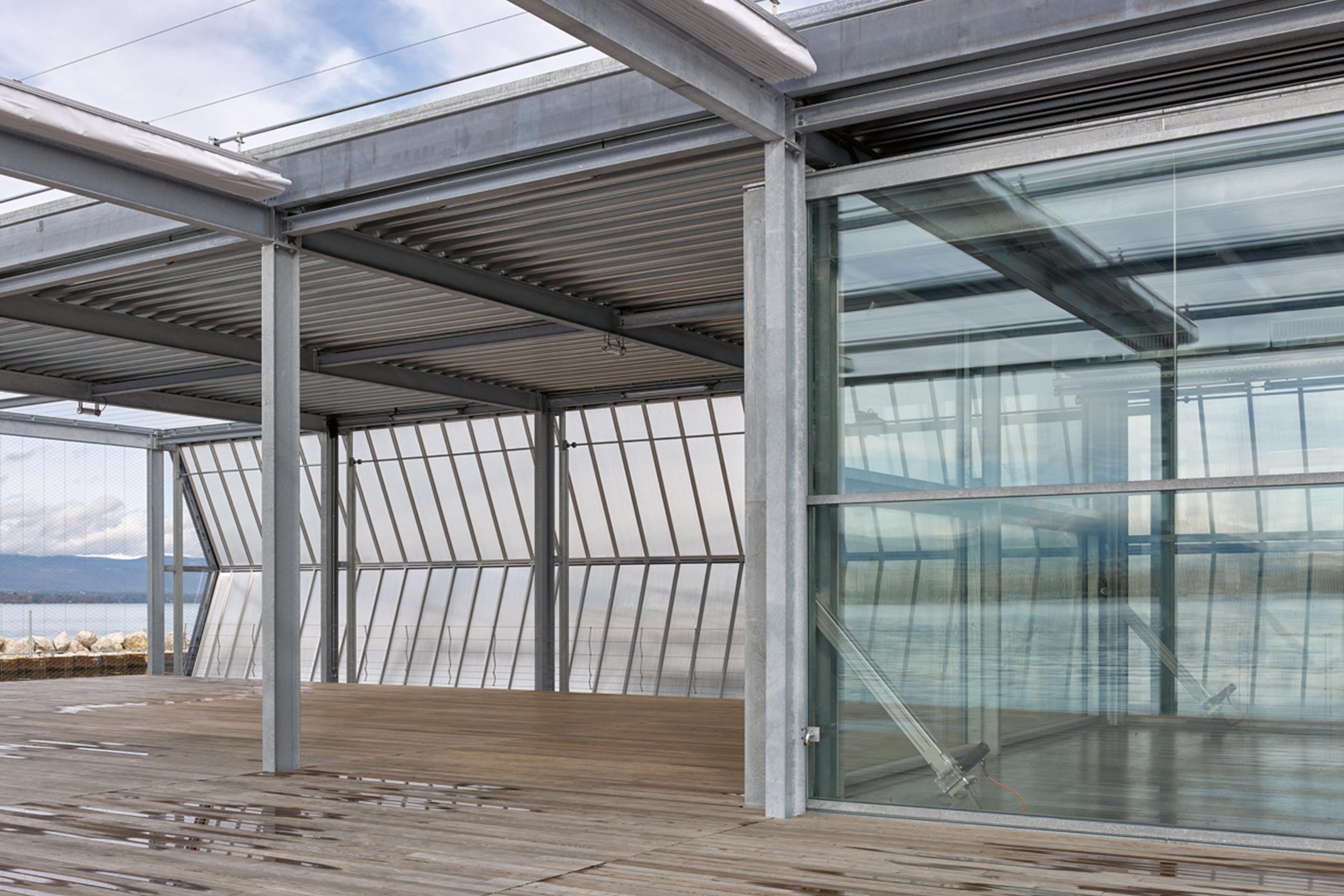 A. Lebel, D. Jolimay, ristorante della spiaggia di Eaux-Vives, Ginevra 2021.