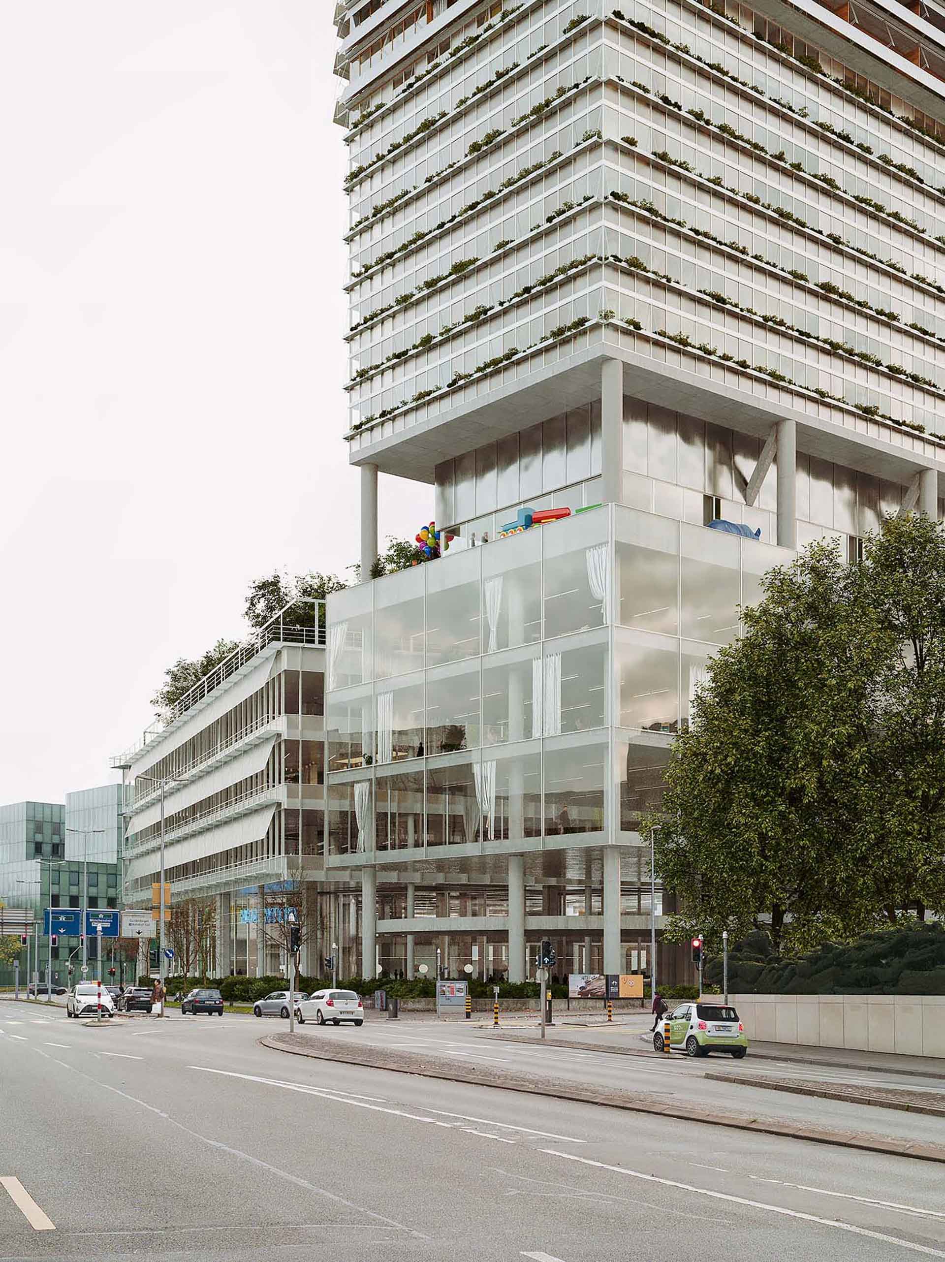 Das Siegerprojekt verbindet. Einfachere Wege für einen stark frequentierten  Knotenpunkt (Visualisierung).