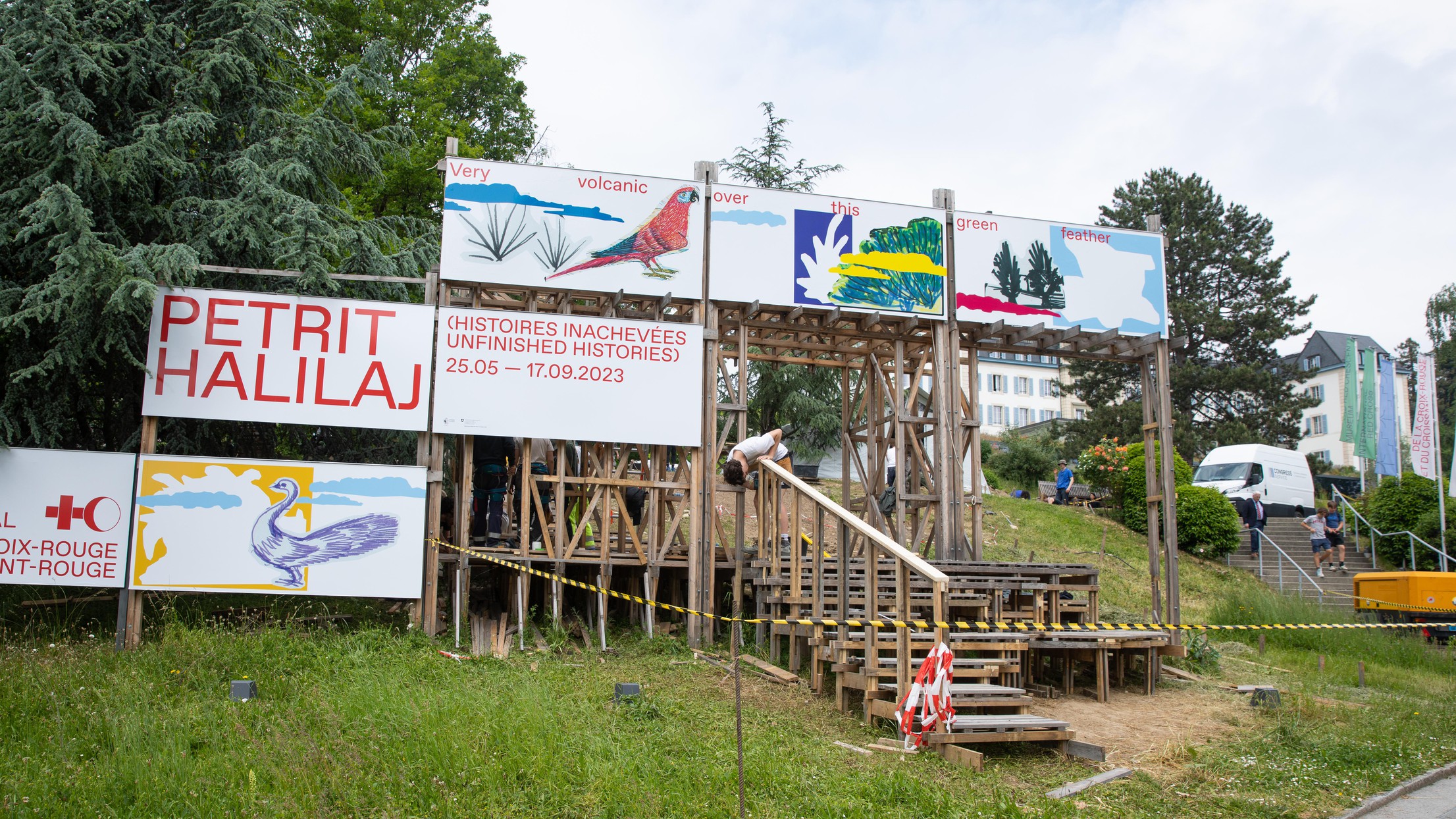 Le chantier d'ALICE au Musée international de la Croix-Rouge et du Croissant-Rouge en mai 2023.© 2023 EPFL/M.Geiser-CC-BY-SA 4.0