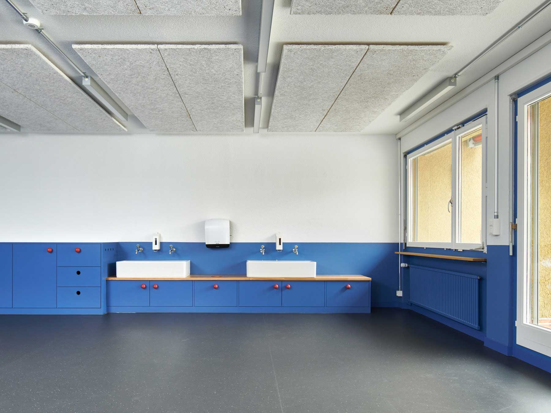 Kindergarten Mööslistrasse Zürich Zahnputzraum