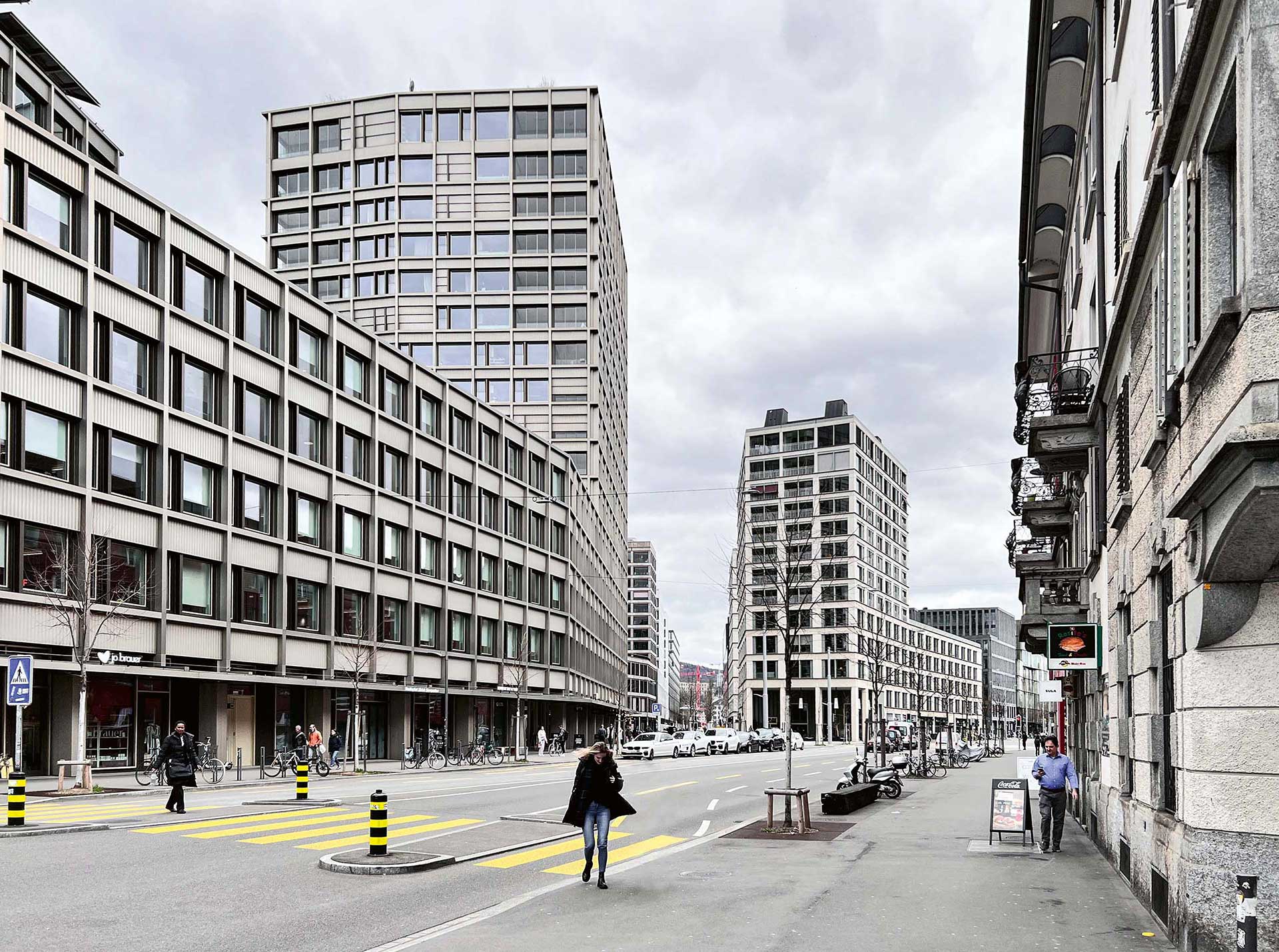 Graber Pulver + Masswerk, Baufeld G, Zurigo Europaallee (2015).