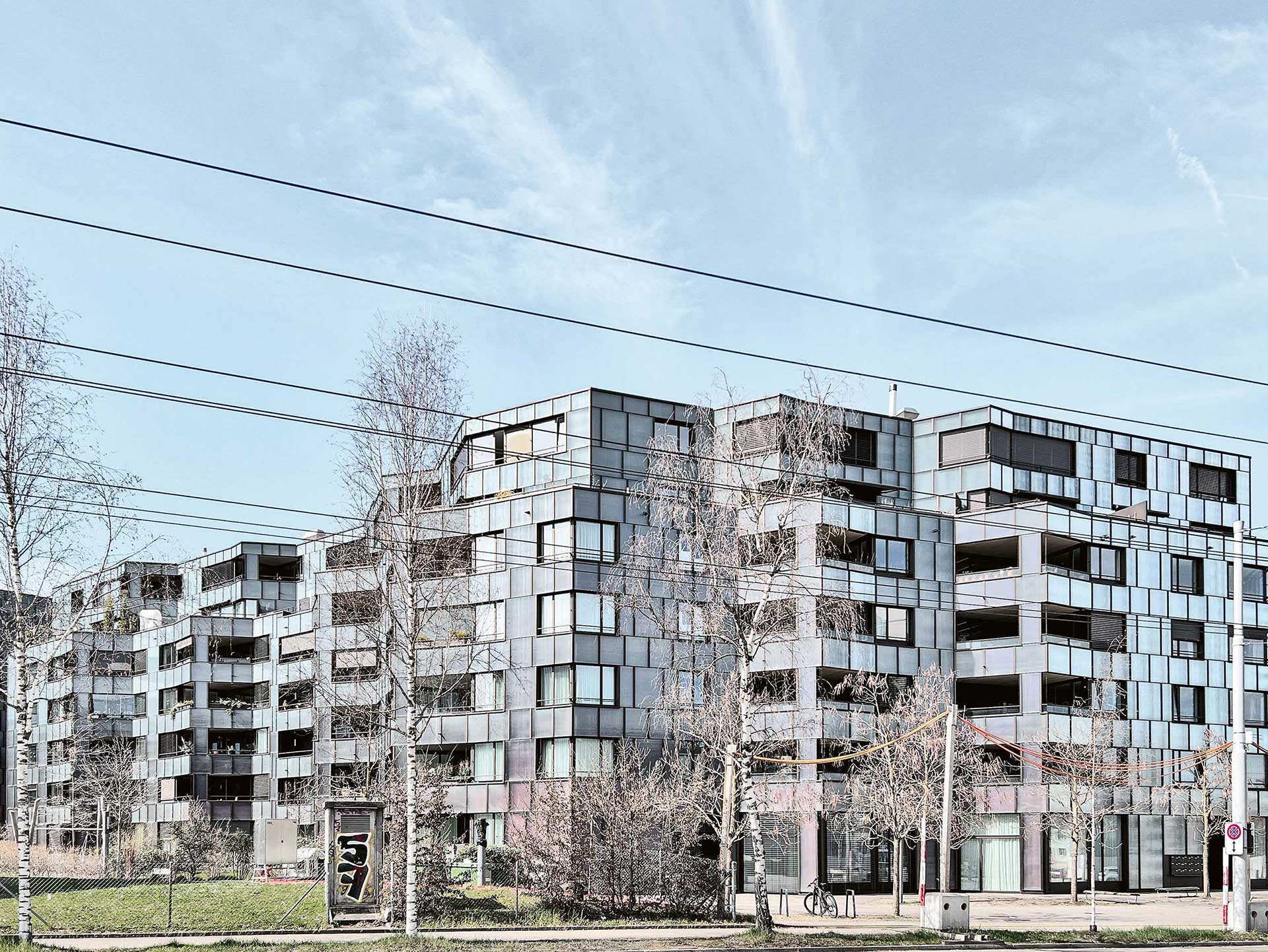 EMI Architekten, Wohnüberbauung, Zurigo Guggach I (2011-2015).