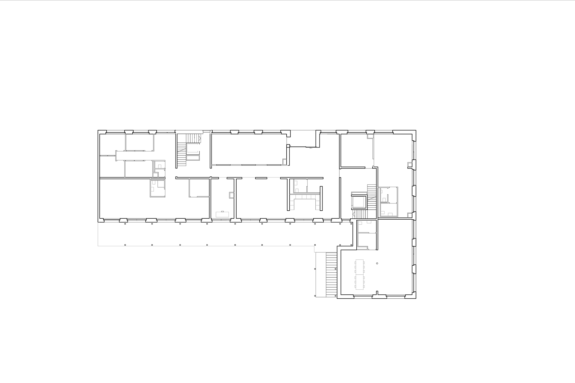 Plan rez-de-chaussée.