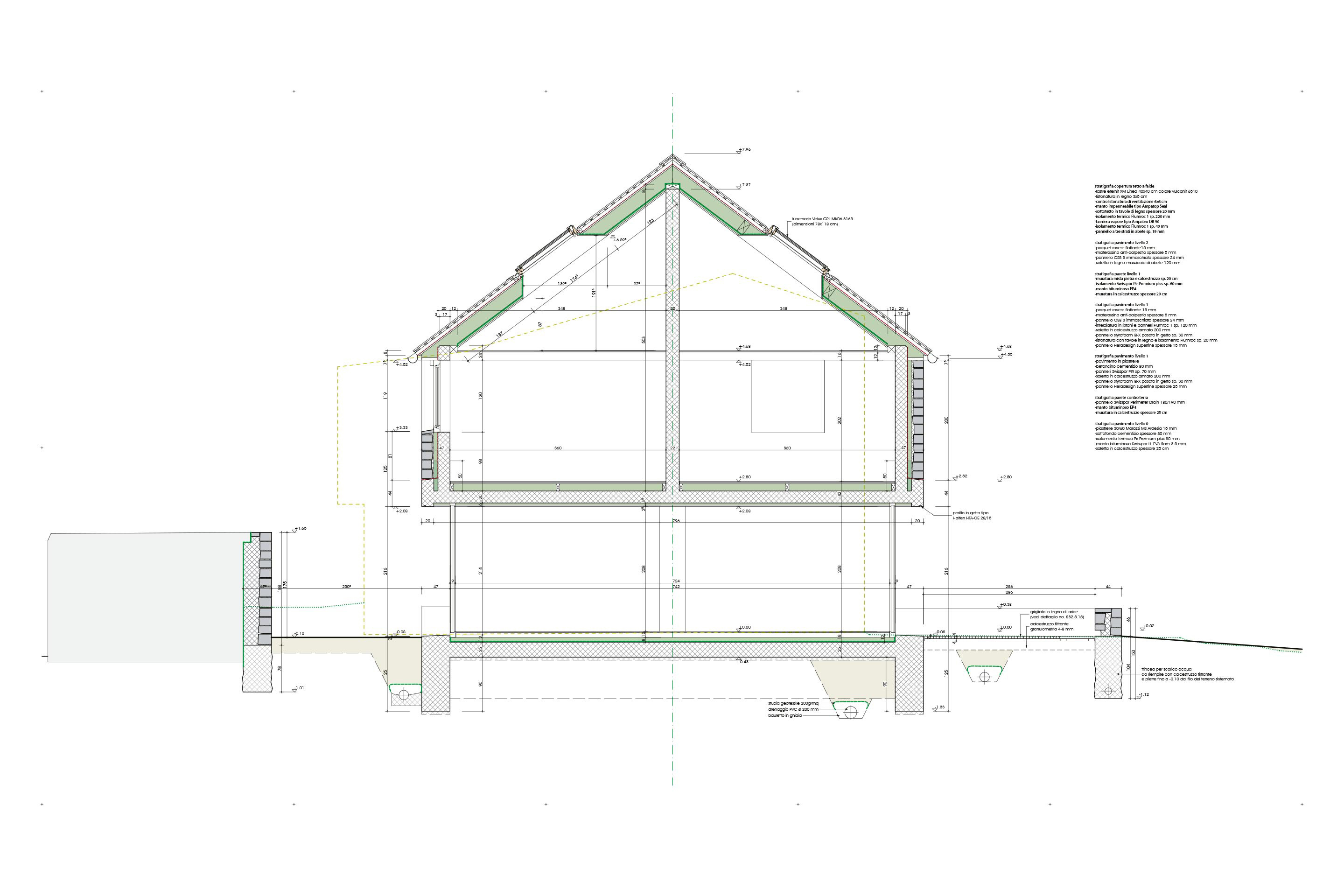 Sezione costruttiva.