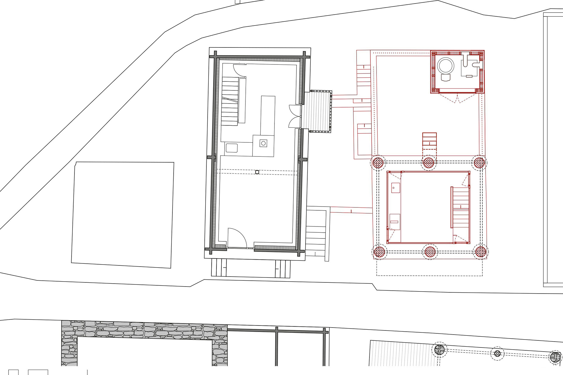 Pianta piano cucina.