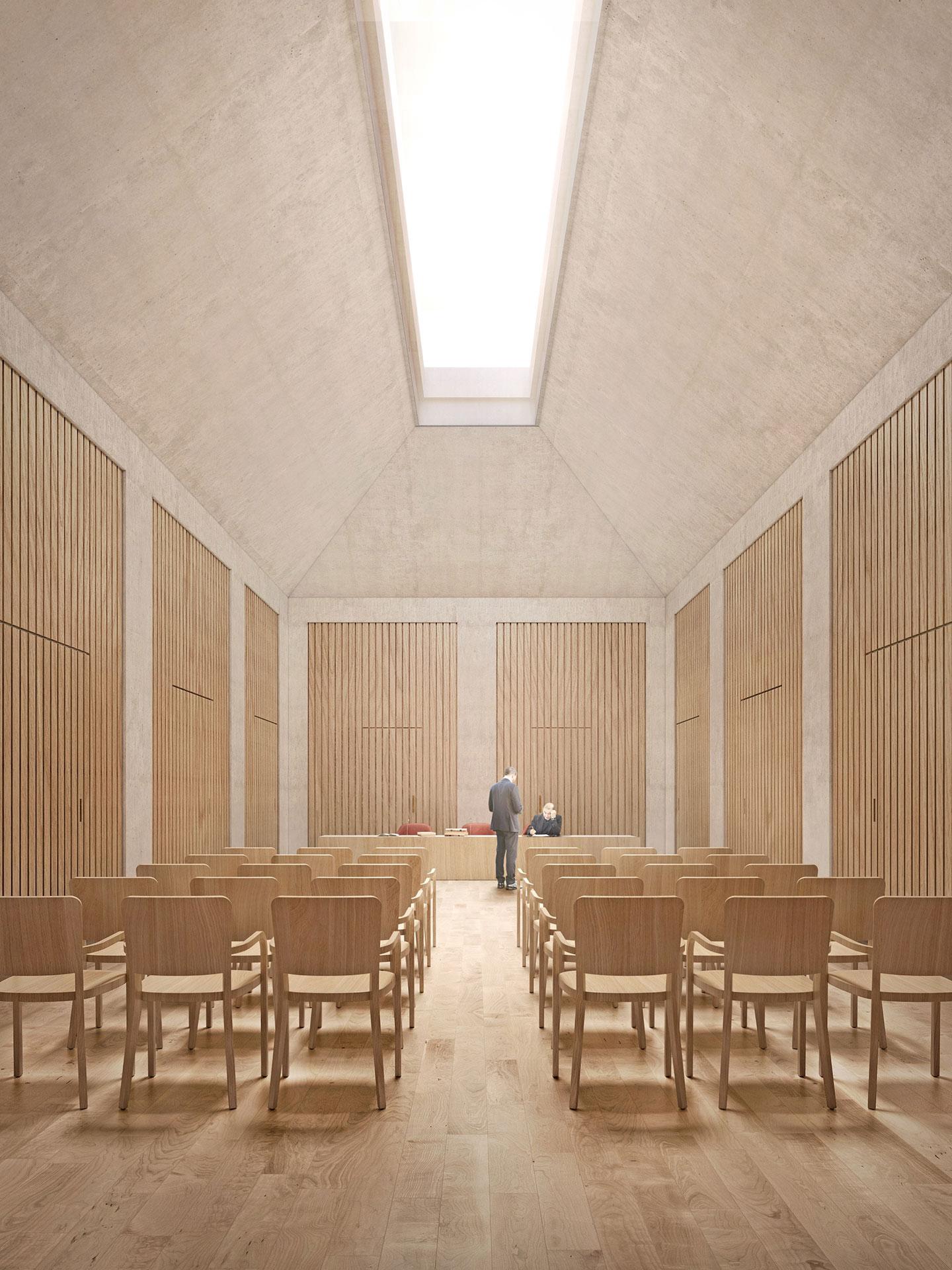 Nuova sede della Guardia pontificia. Aula Magna.