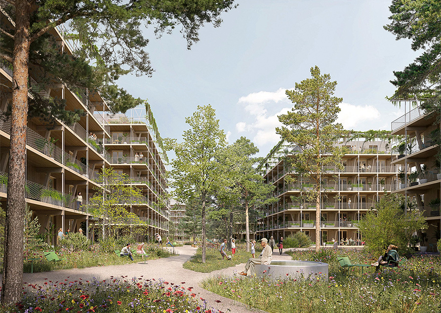 Concours numérique pour la Cité du Vin à Rolle (VD). Développement: Halter, en collaboration avec les investisseurs Helvetia Assurances, Previs Prévoyance et Raiffeisen Caisse de retraite. Lauréats: Studio Vulkan Landschaftsarchitektur, LRS Architectes, LVPH Architectes. En cours.