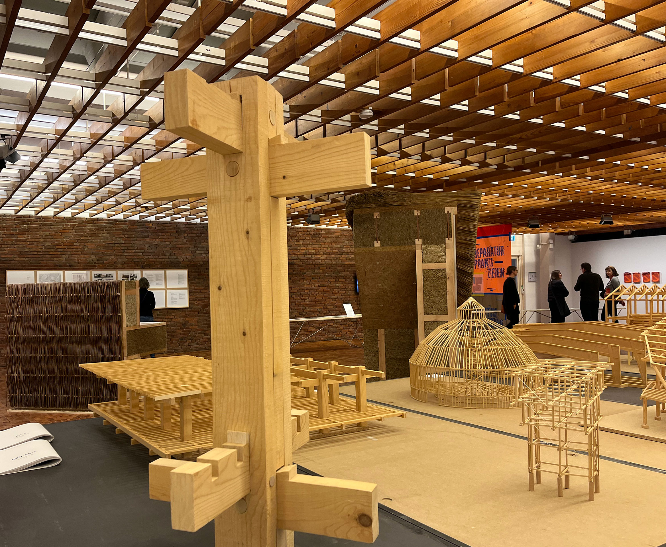 Lernen von japanischen Konstruktionen. Tezuka Architects, Asahi Kindergarden, Alice Dareys, Joao Barbosa, Modell 2021–2022.