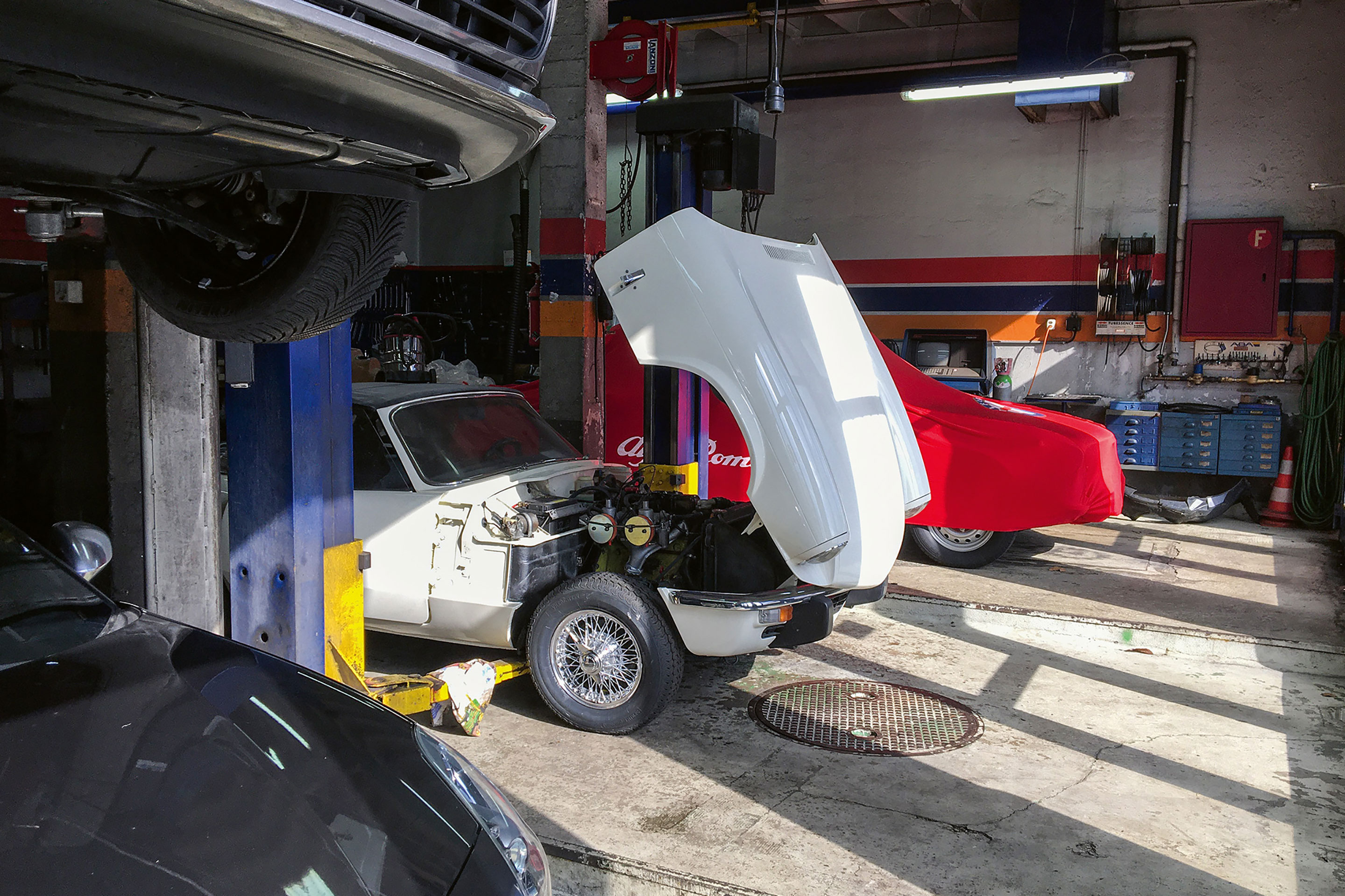 Vor dem Umbau befand sich hier eine Autowerkstatt.