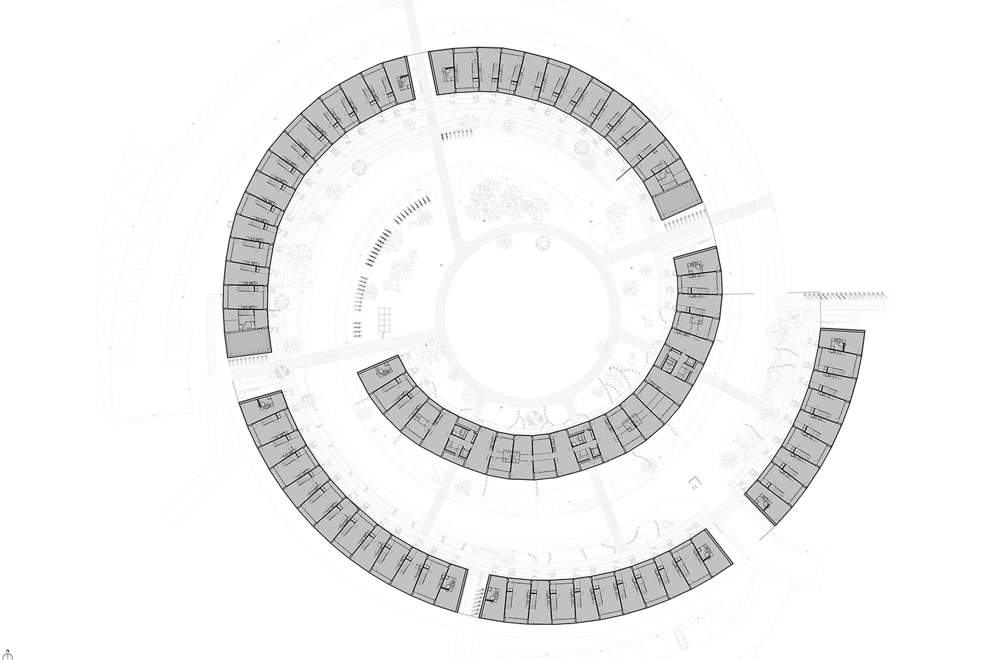 Bjarke Ingels Group (BIG), Sneglehusene Residences, Aarhus (DK), 2022.