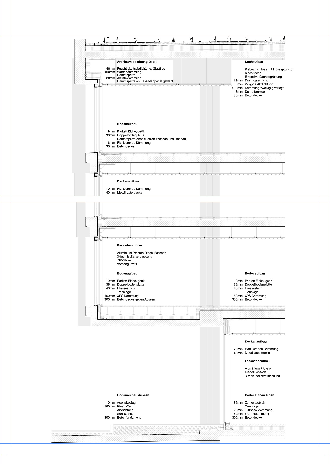 Fassadendetail, Dienstleistungsgebäude Bahnhofplatz, Altdorf.
