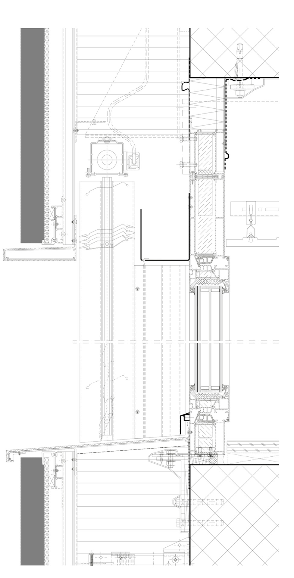 Fassadendetail, Geschäftshaus GFT / Emil Egger, Berneck.