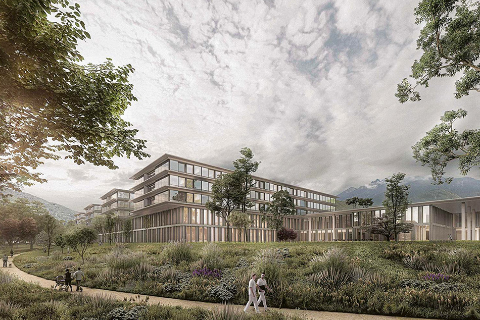 Ospedale Regionale del Sopraceneri EOC, La Saleggina, Bellinzona.