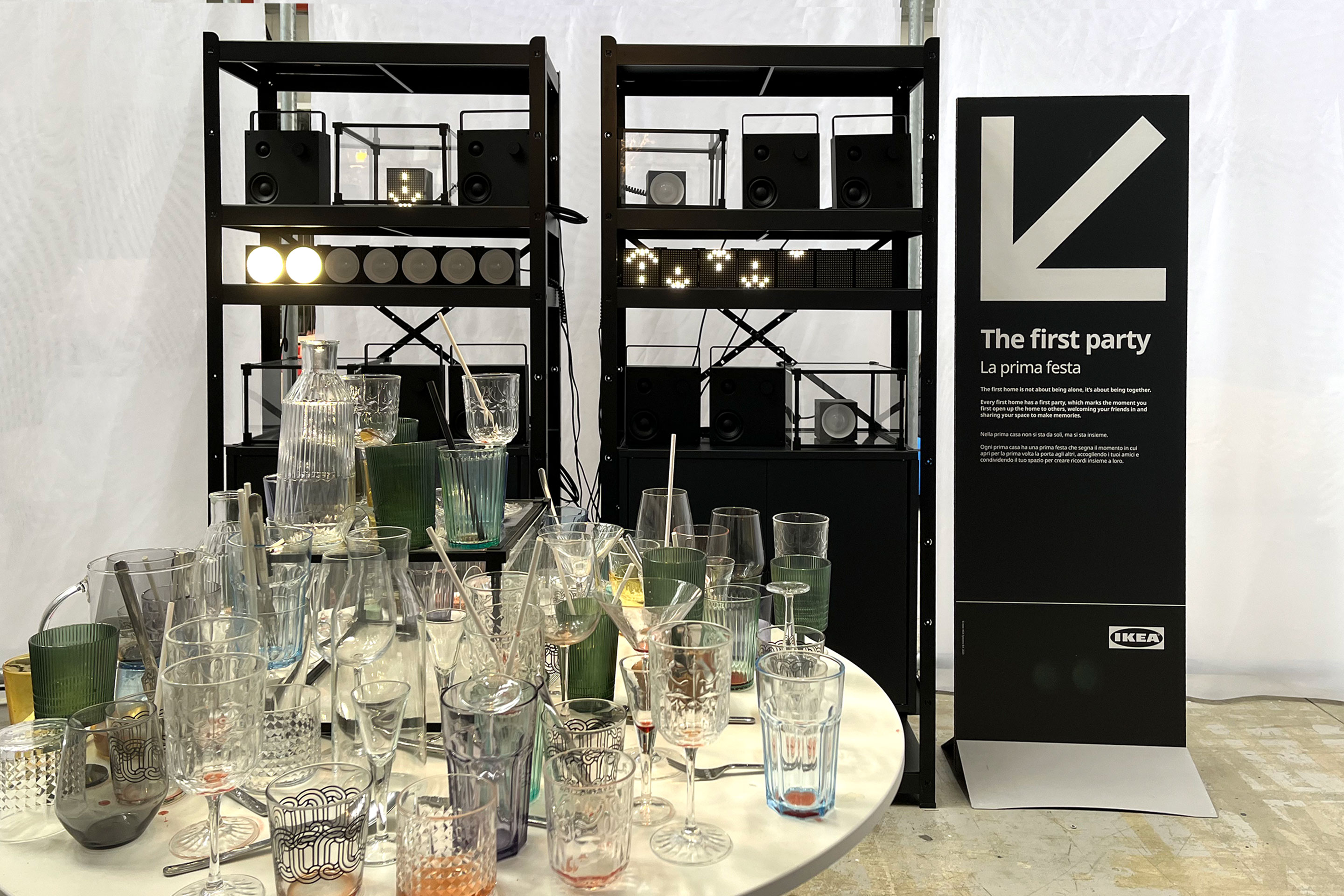 Anstelle der üblichen Koje führte der Parcours bei Ikea durch das Labyrinth des Lebens.