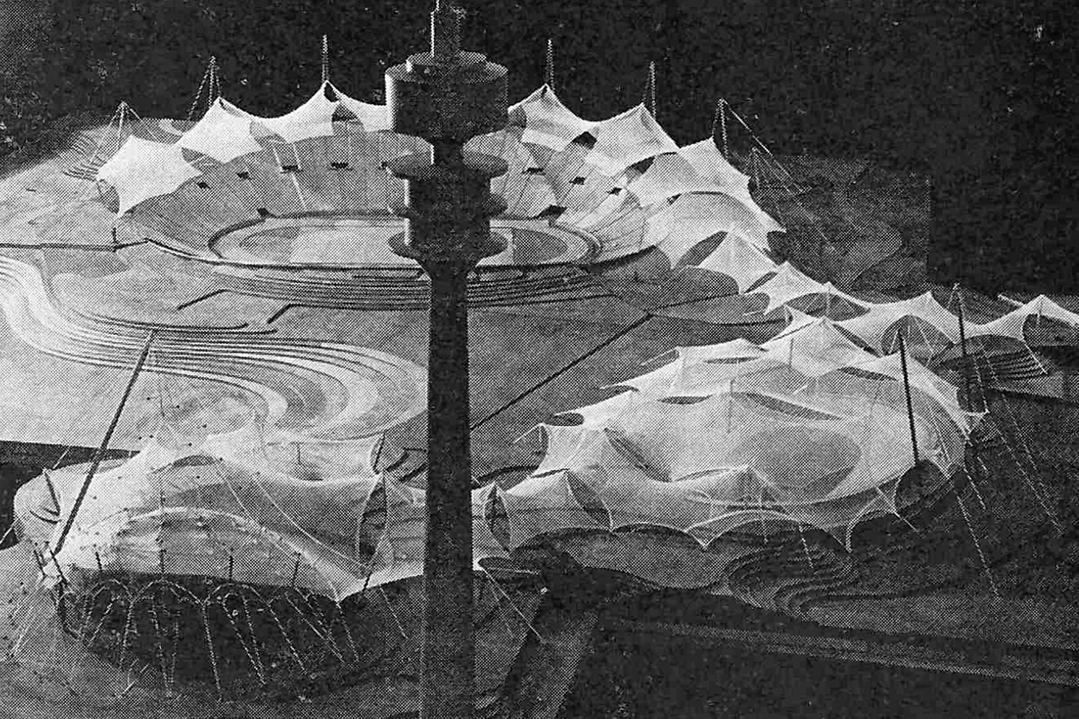 Frei Otto, modello di studio