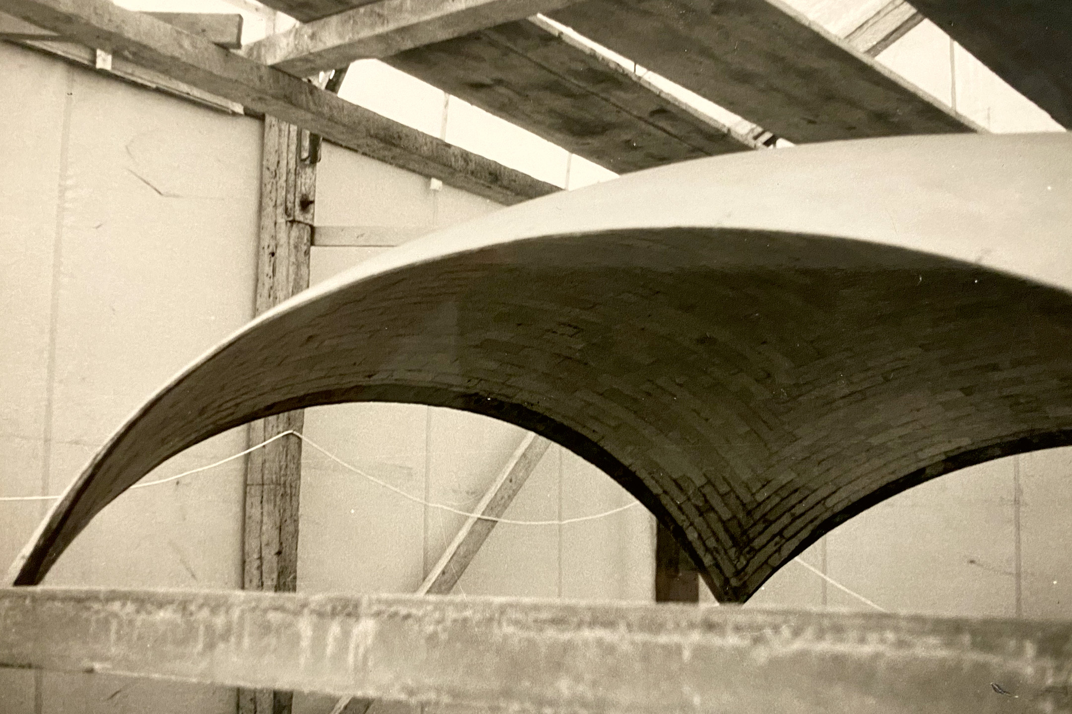 Modello del guscio realizzato per studiare le fasi costruttive