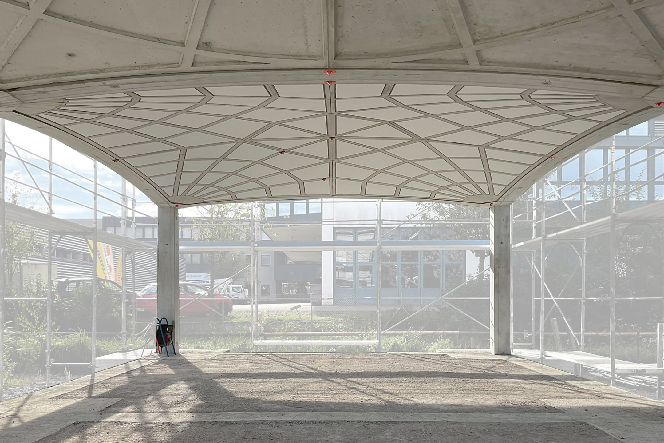 Prototipo in scala reale del Rippmann Floor System realizzato per CreaTower