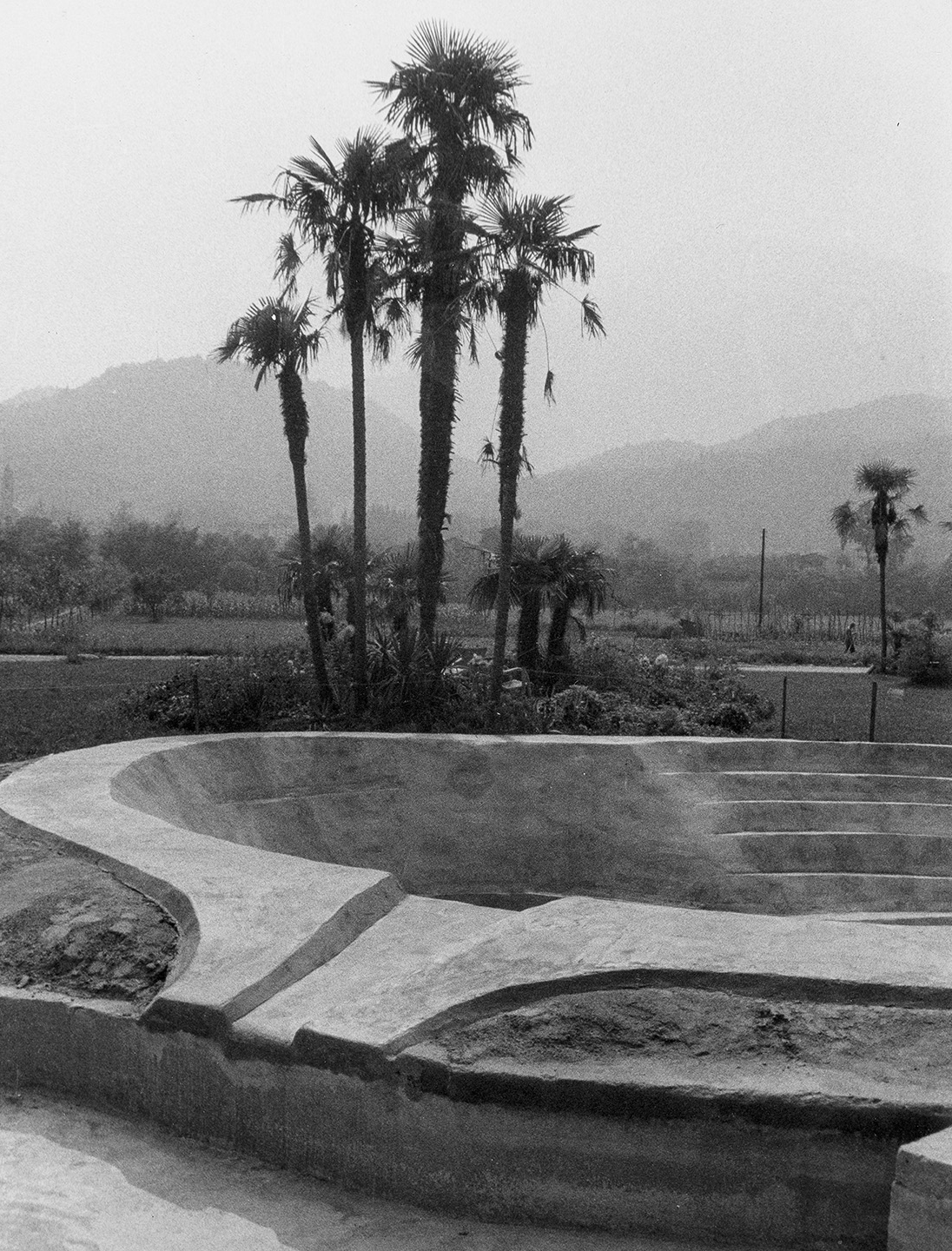 Vista della vasca principale terminata