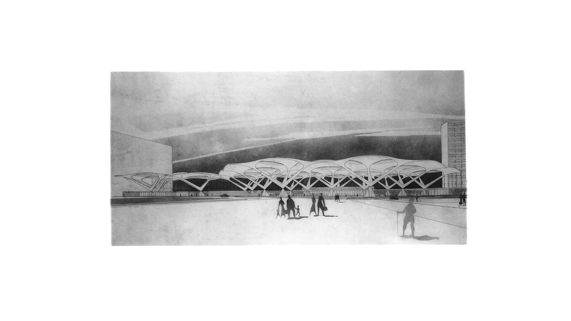 Disegno concorso stazione Napoli