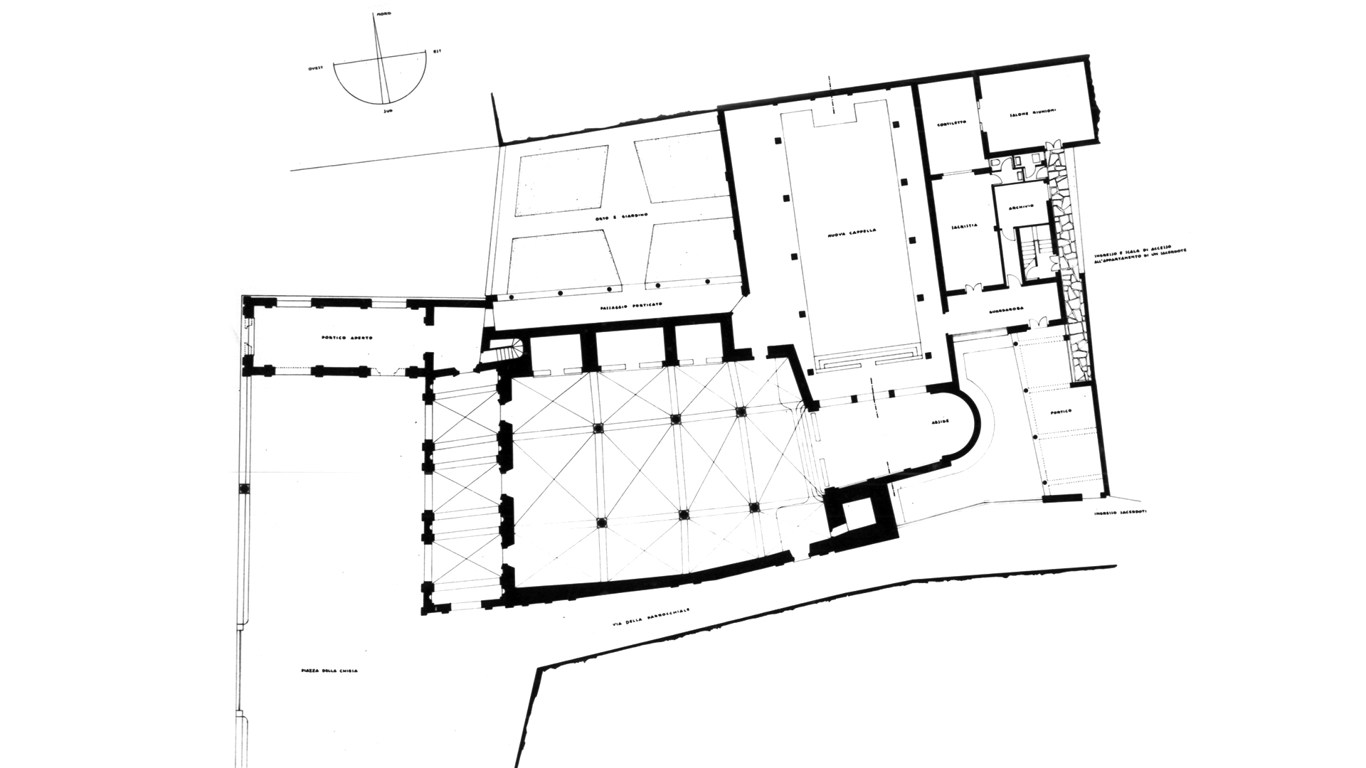 Pianta chiesa Viggiù