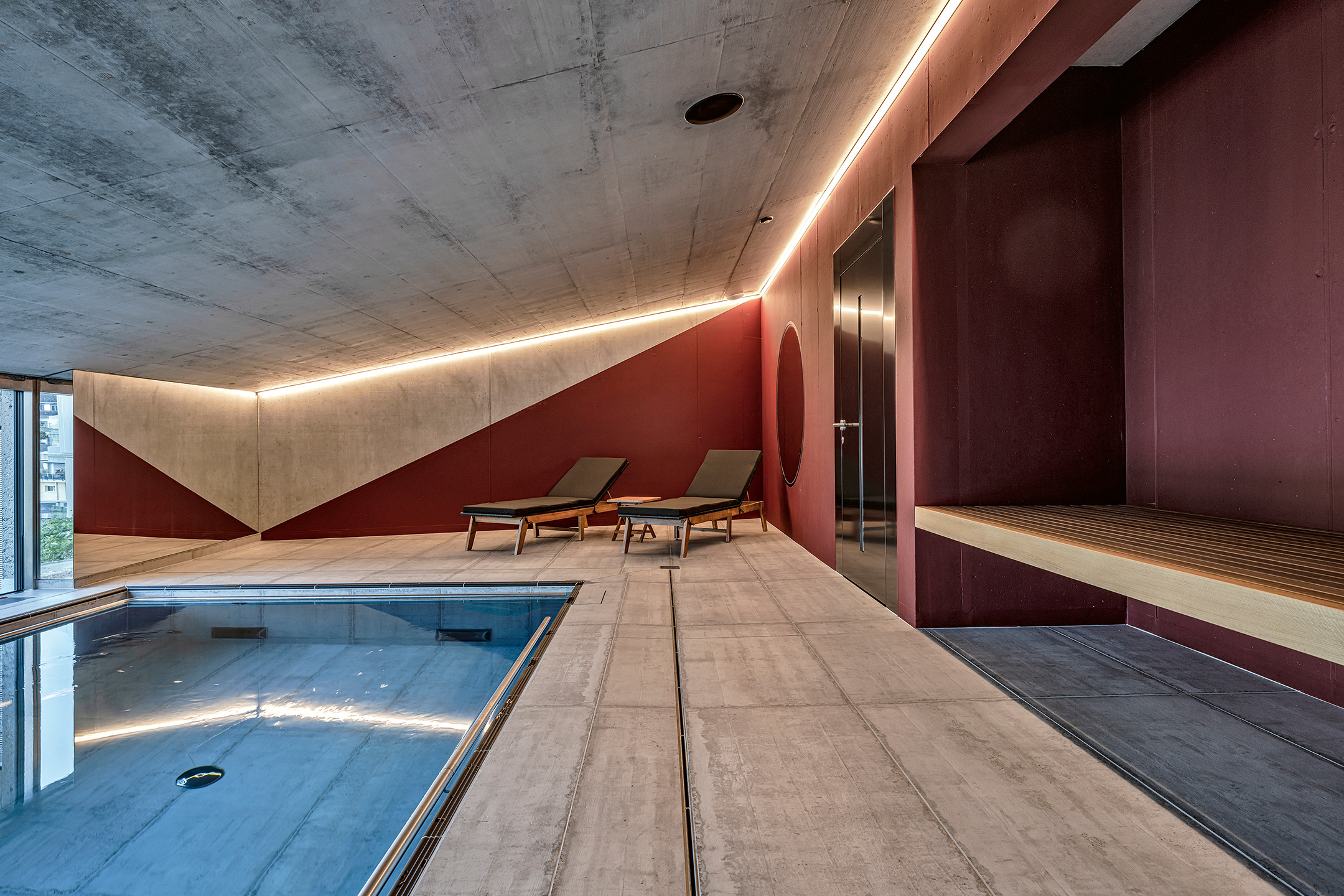 Residenz Rigiblick Walchwil Innenansicht Sanierung Atelier Burkhalter Oxid Architektur