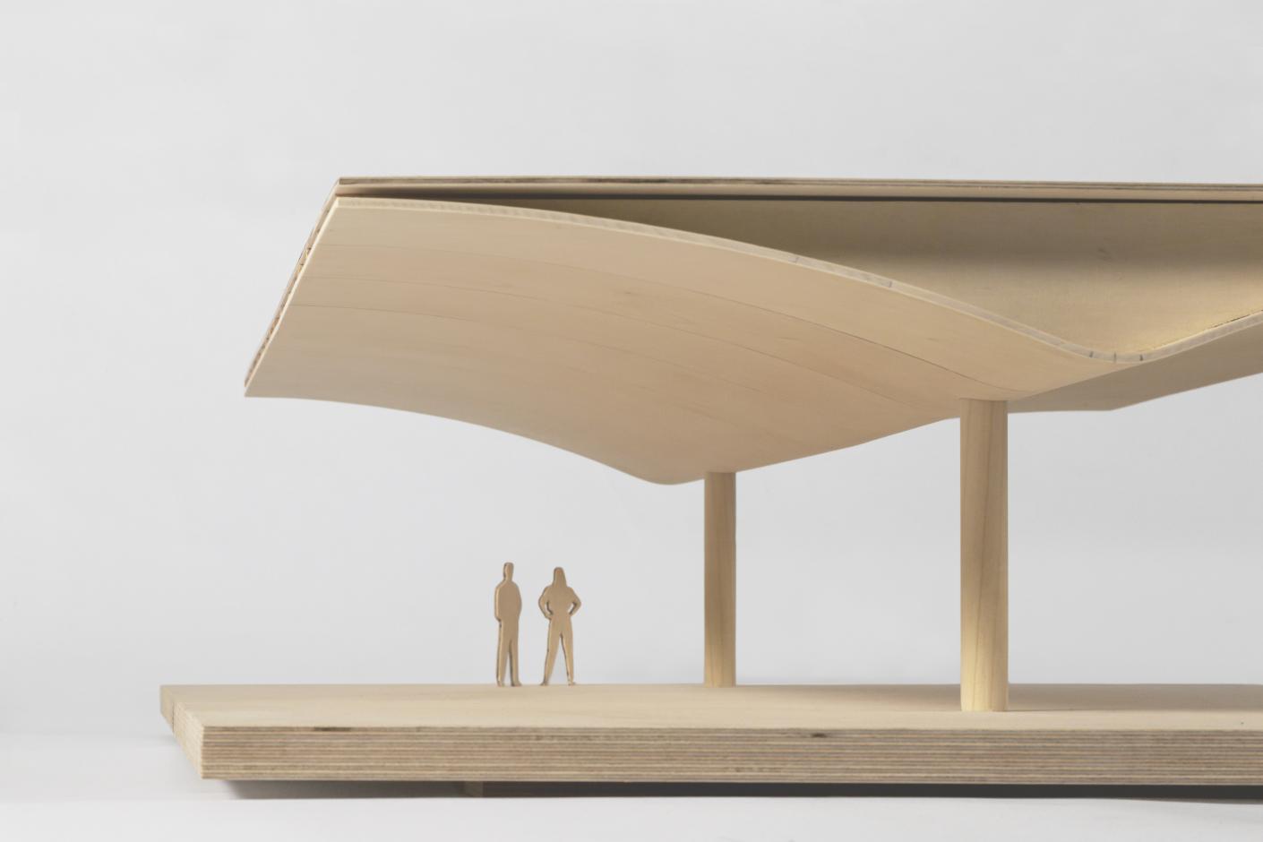 Superfici con una curvatura semplice che possono stare in piedi da sole o formare gusci quando vengono unite.