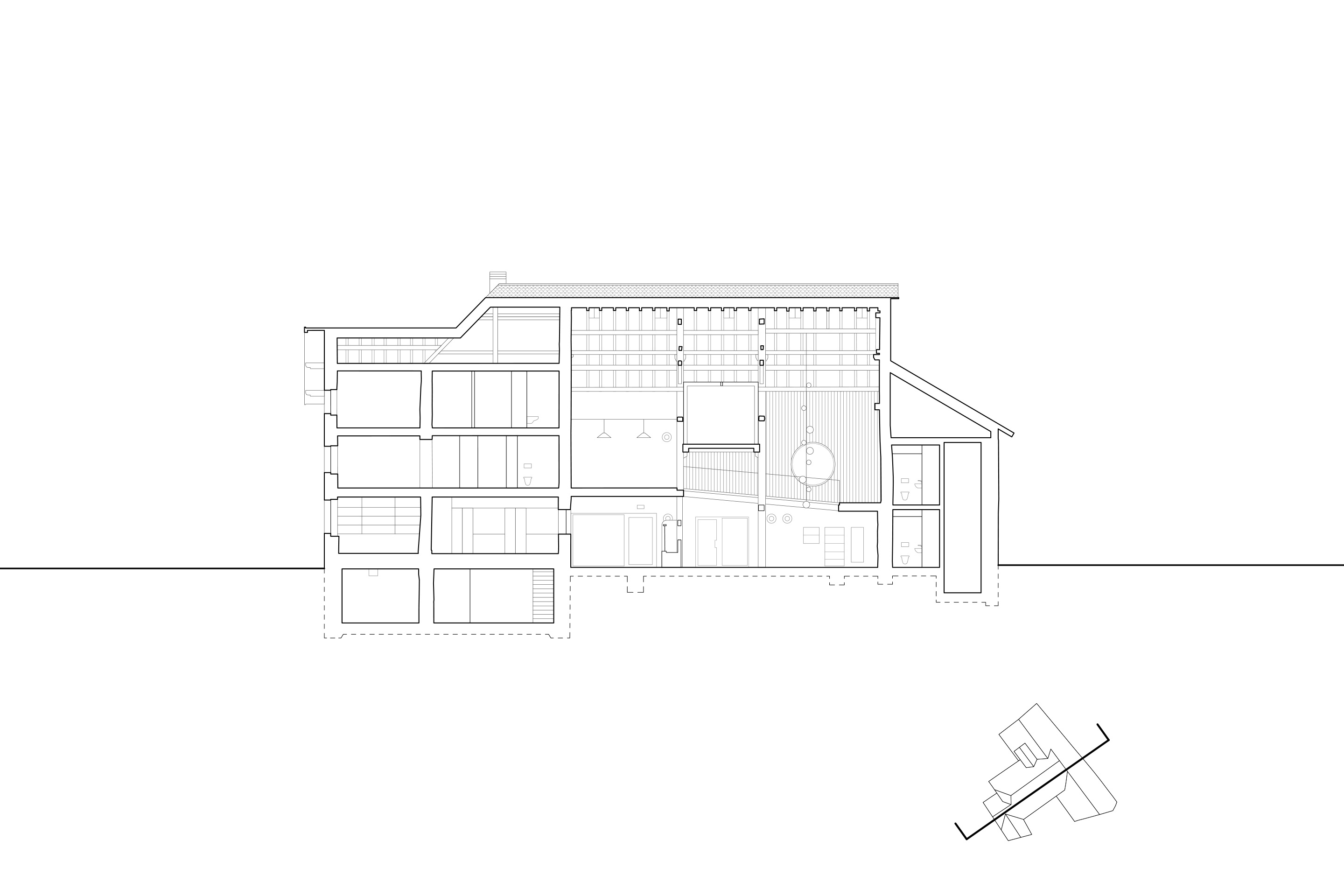 Coupe sur l’espace de jeux