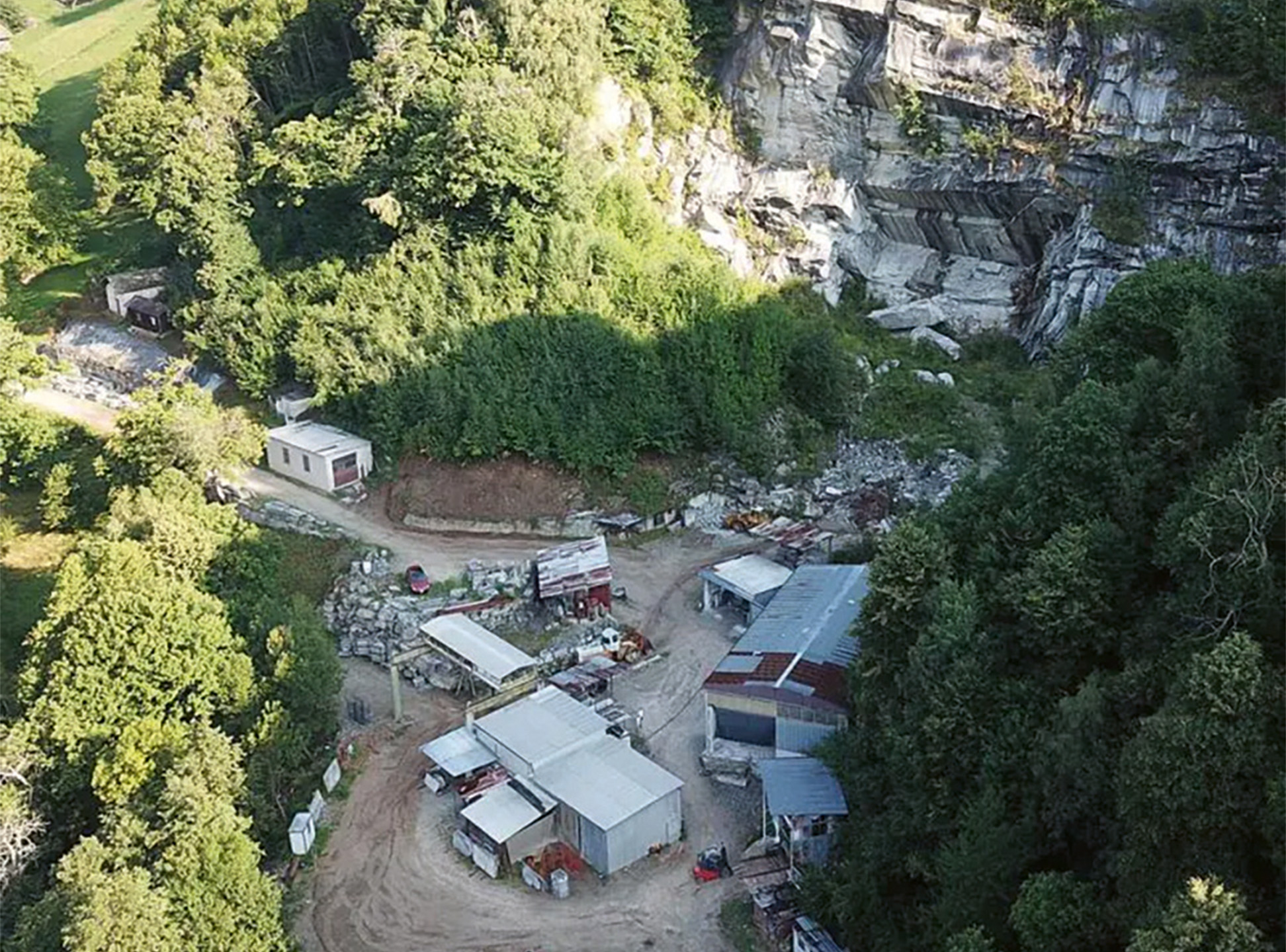 Steinbruch-Soglio-Quarzit