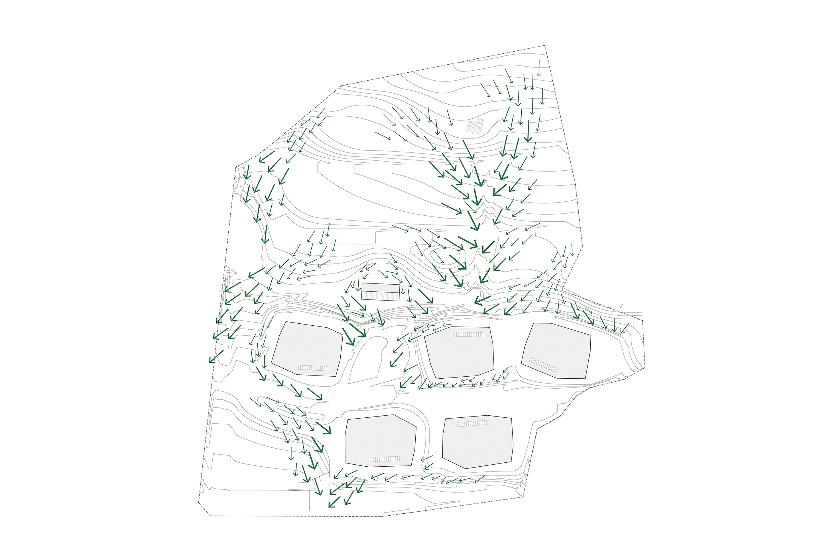 Diagramma convogliamento acque meteoriche