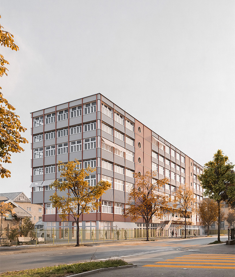 Anstelle der heutigen Autowaschanlage an der Hohlstrasse wird mit dem Gebäude X bald ein siebengeschossiger Neubau entstehen. Der Bau soll Raum für produzierende Kleinbetriebe und nicht klassische Dienstleistende bieten – ein Novum im ­Ge­bäudepark von Zürich-­Altstetten. Der Siegerentwurf des Teams um Gigon Guyer Architekten passt optisch in das Werkstadt-Ensemble.