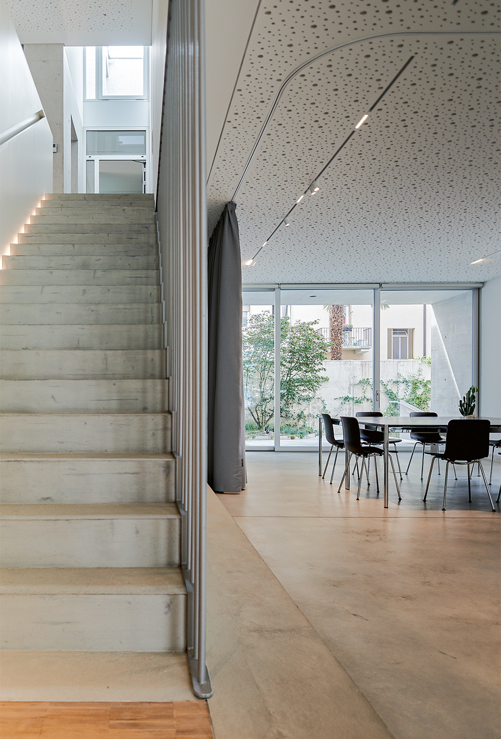 Complesso residenziale in via Volta, Lugano, interno