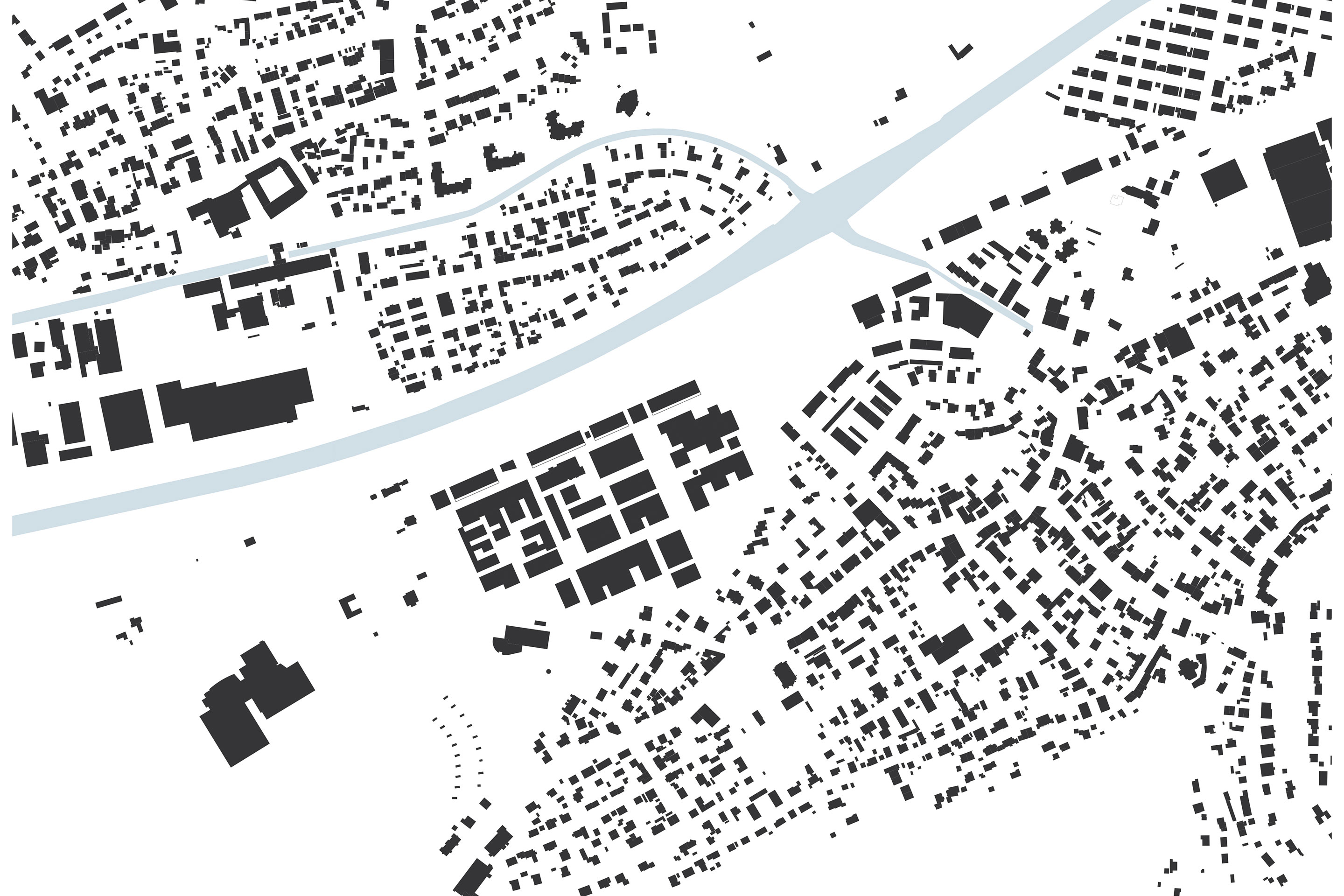 Das 8.5 Hektar grosse Areal an der Wiese soll nun – im Sinne einer Stadtreparatur – Komponenten kompensieren, die im nahen Umfeld im Argen liegen. Bisher konnte man beispielsweise das Betriebsgelände der Lauffenmühle nicht durchqueren.
