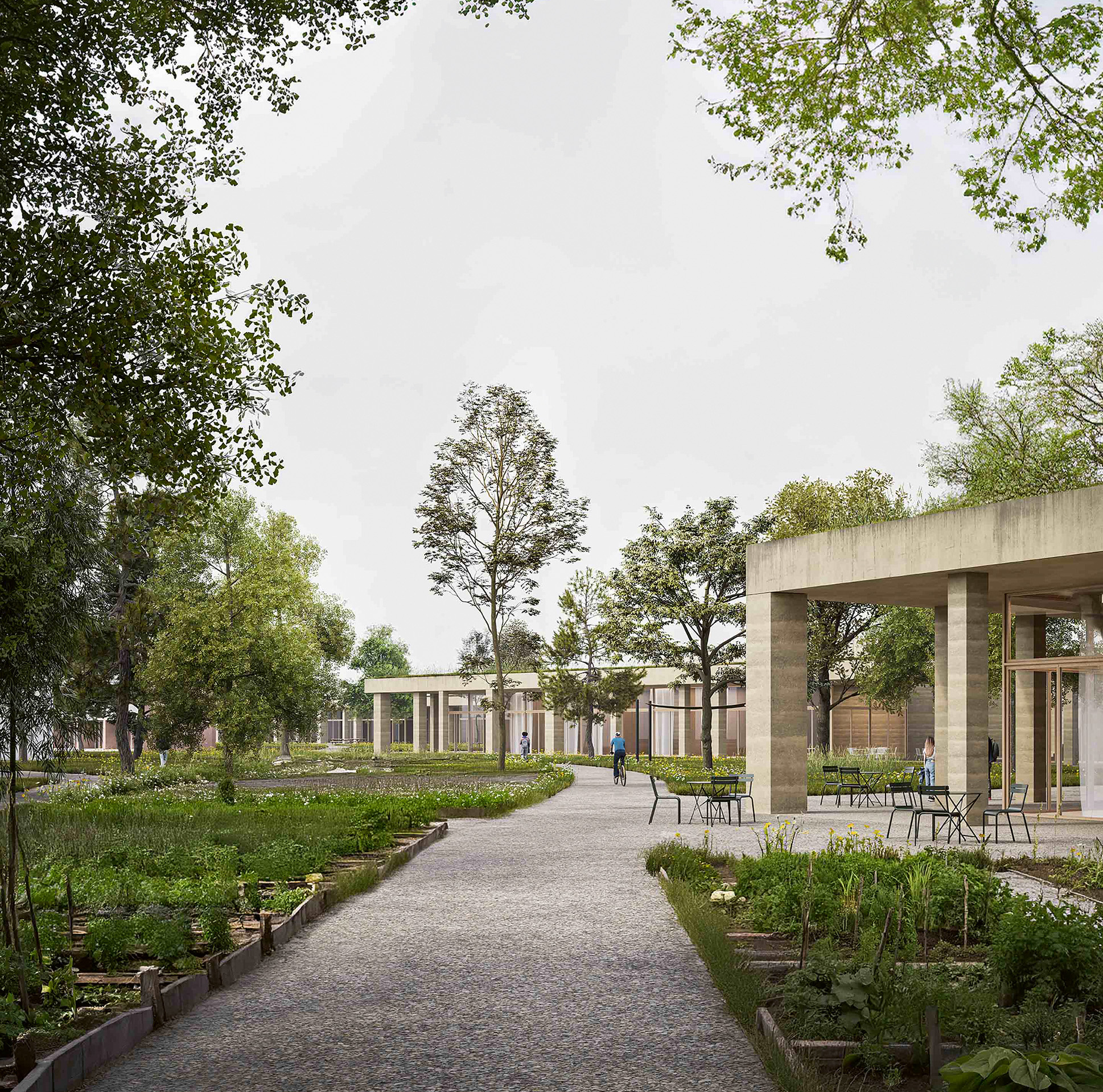 Carlo Francisco Silva Santos (atelier Aires Mateus), «Hirzbrunnen Facade. An inhabited embankment»