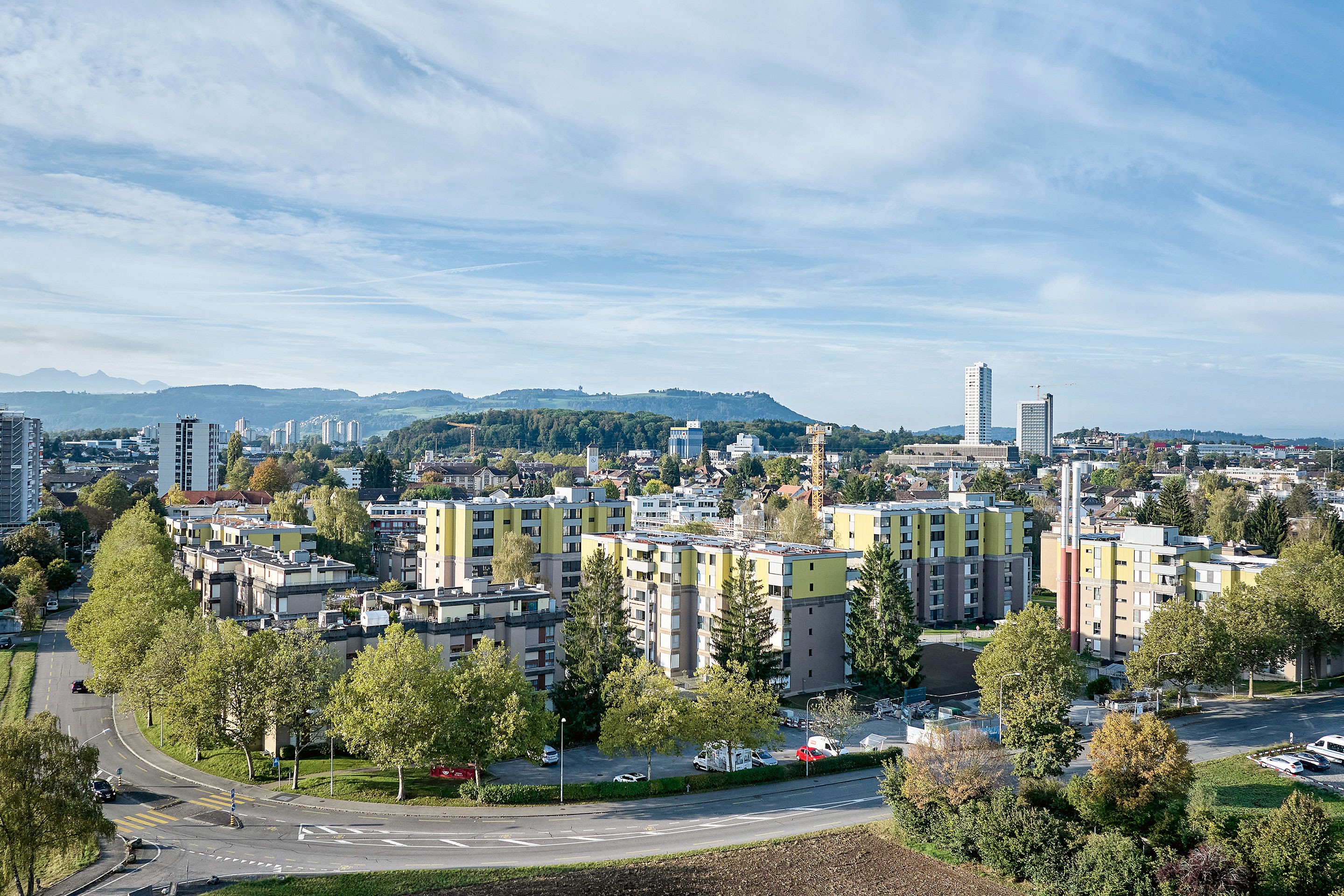 Die Siedlung Lindendorf II in Ostermundingen ist ein Ensemble aus zwölf Gebäuden.