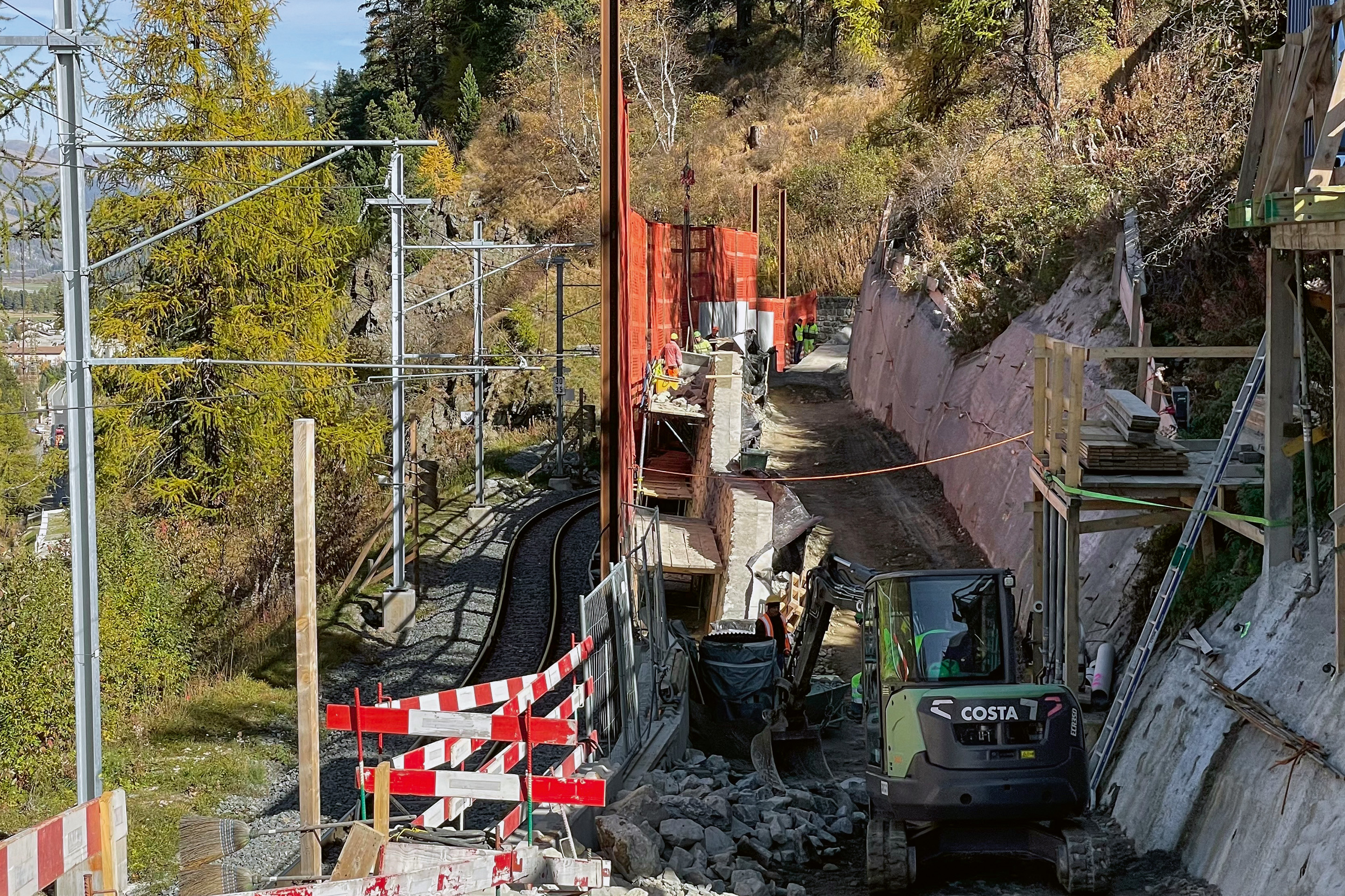 Struttura di sostegno St. Moritz - Celerina Staz