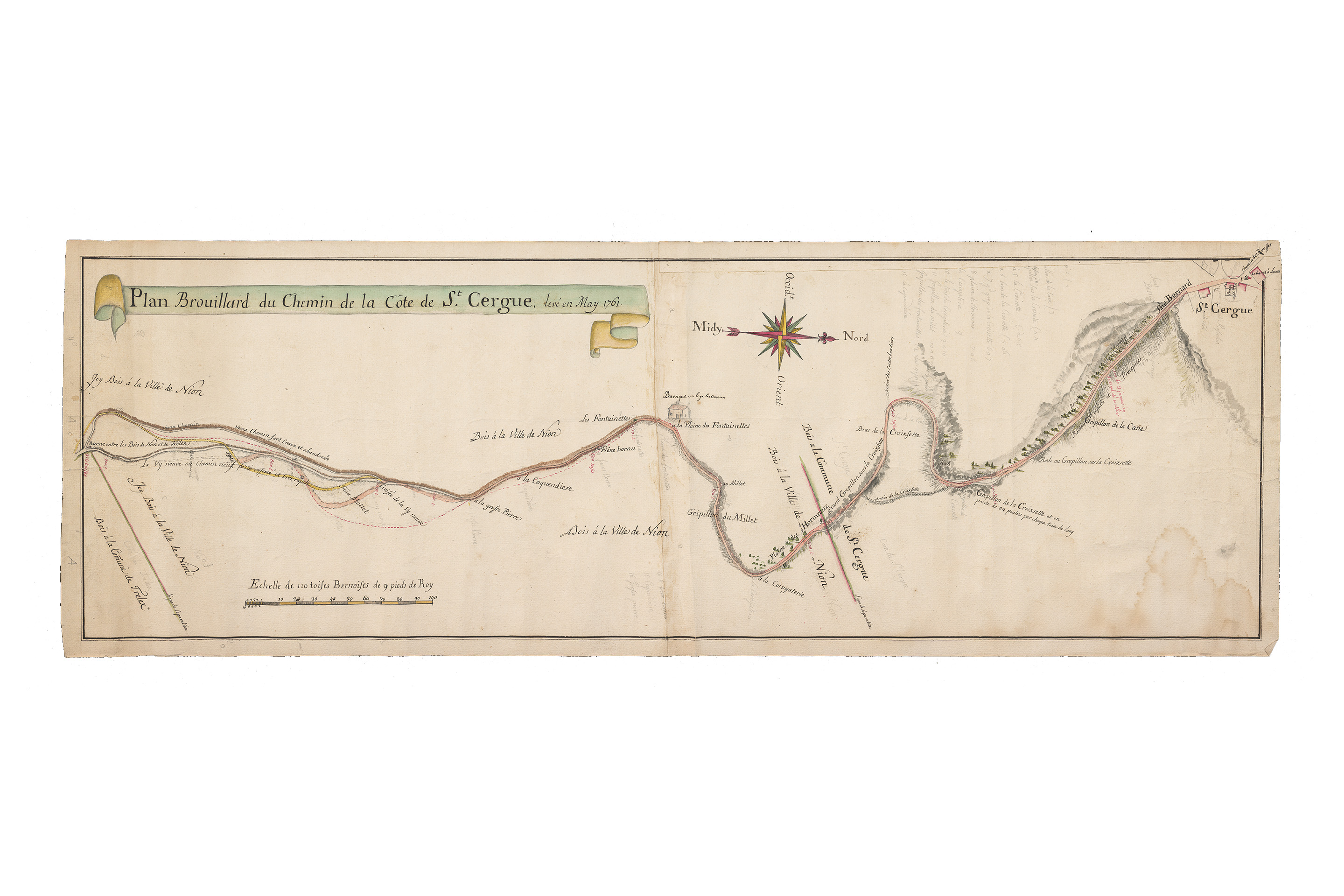 Plan Brouillard Antonio Mirani 1761