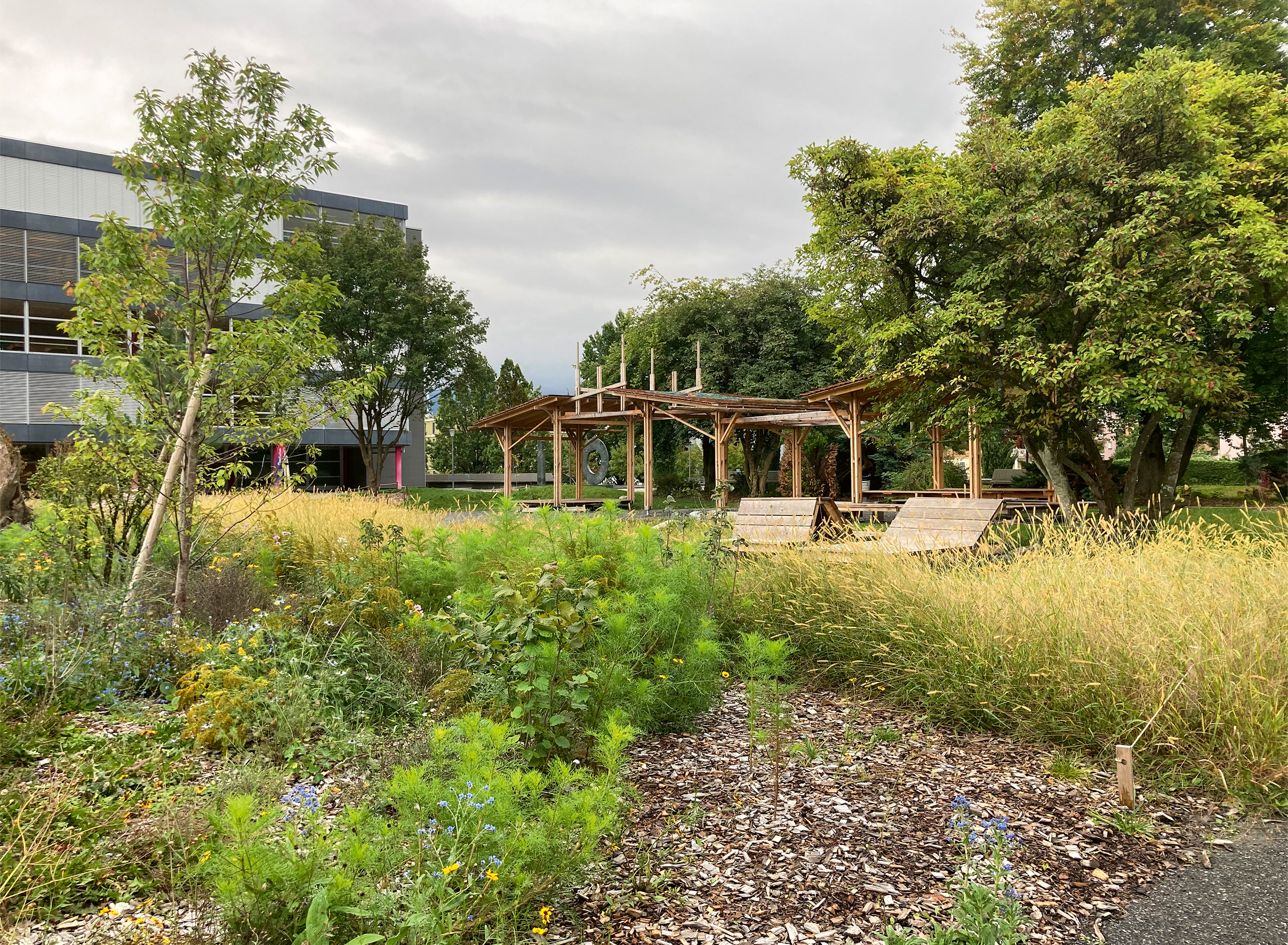 Le bois local a été fourni par le triage forestier de Monthey.