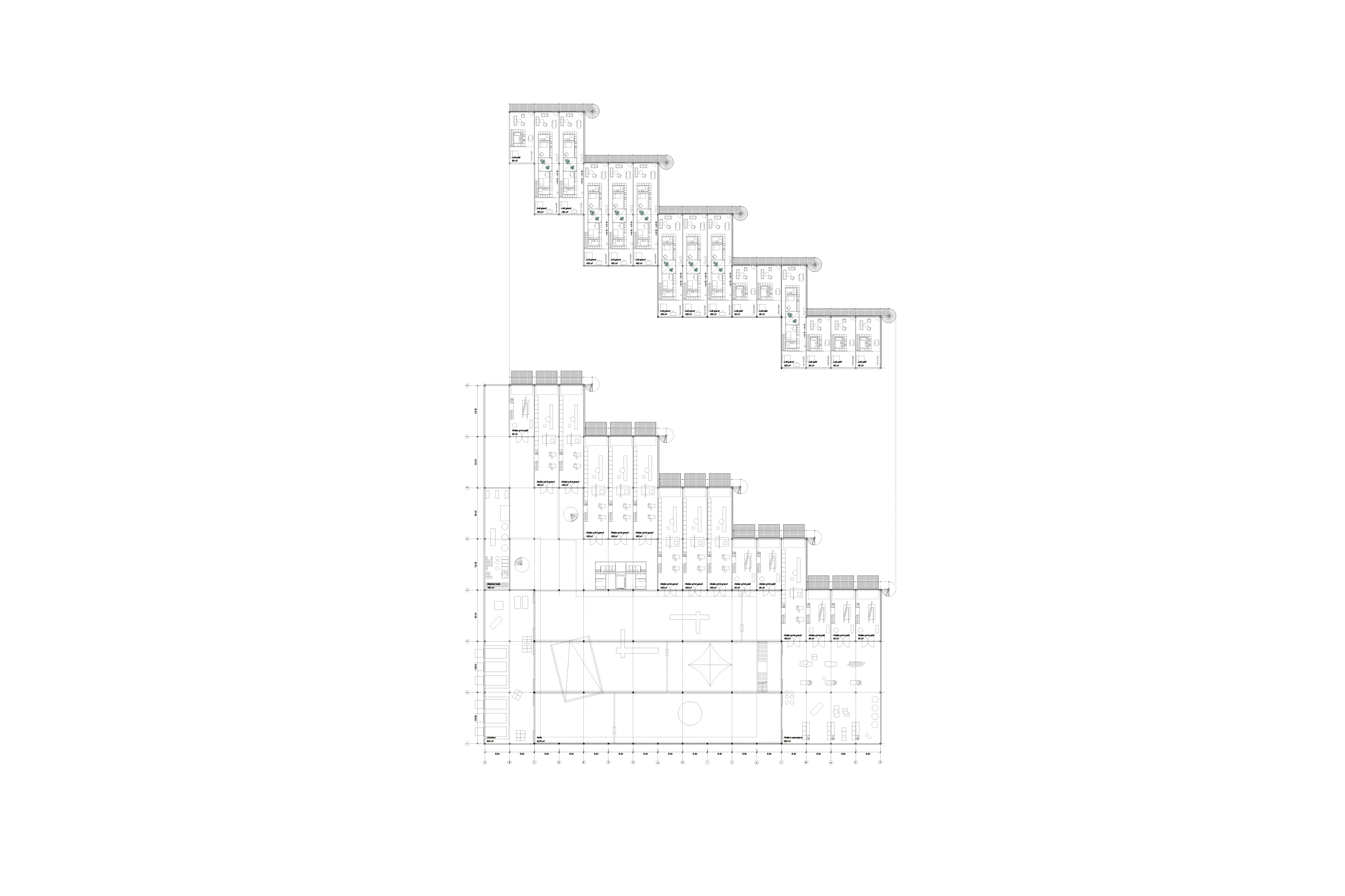 Big Boxes : « Des fragments de halles existantes trouvent leur sublimation dans la répétition, qui participe à la notion d’un type. » Götz Menzel