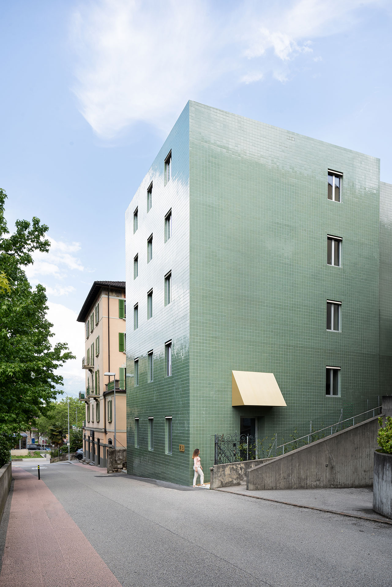 La fonction hôtelière du bâtiment ne se remarque pas au premier coup d'œil.