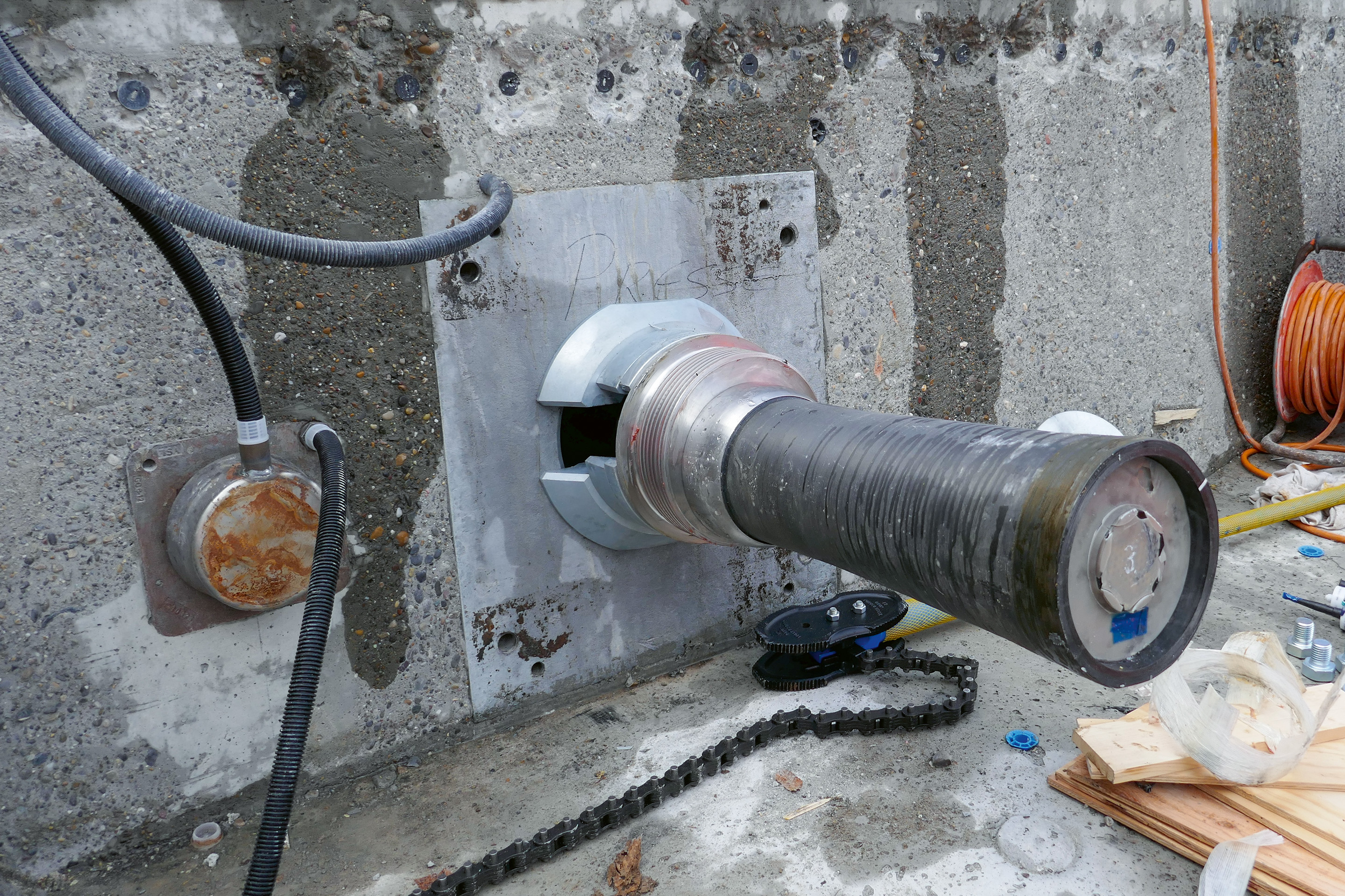 Ränggloch-CFK-Kabel-Vorspannung-Endverankerung