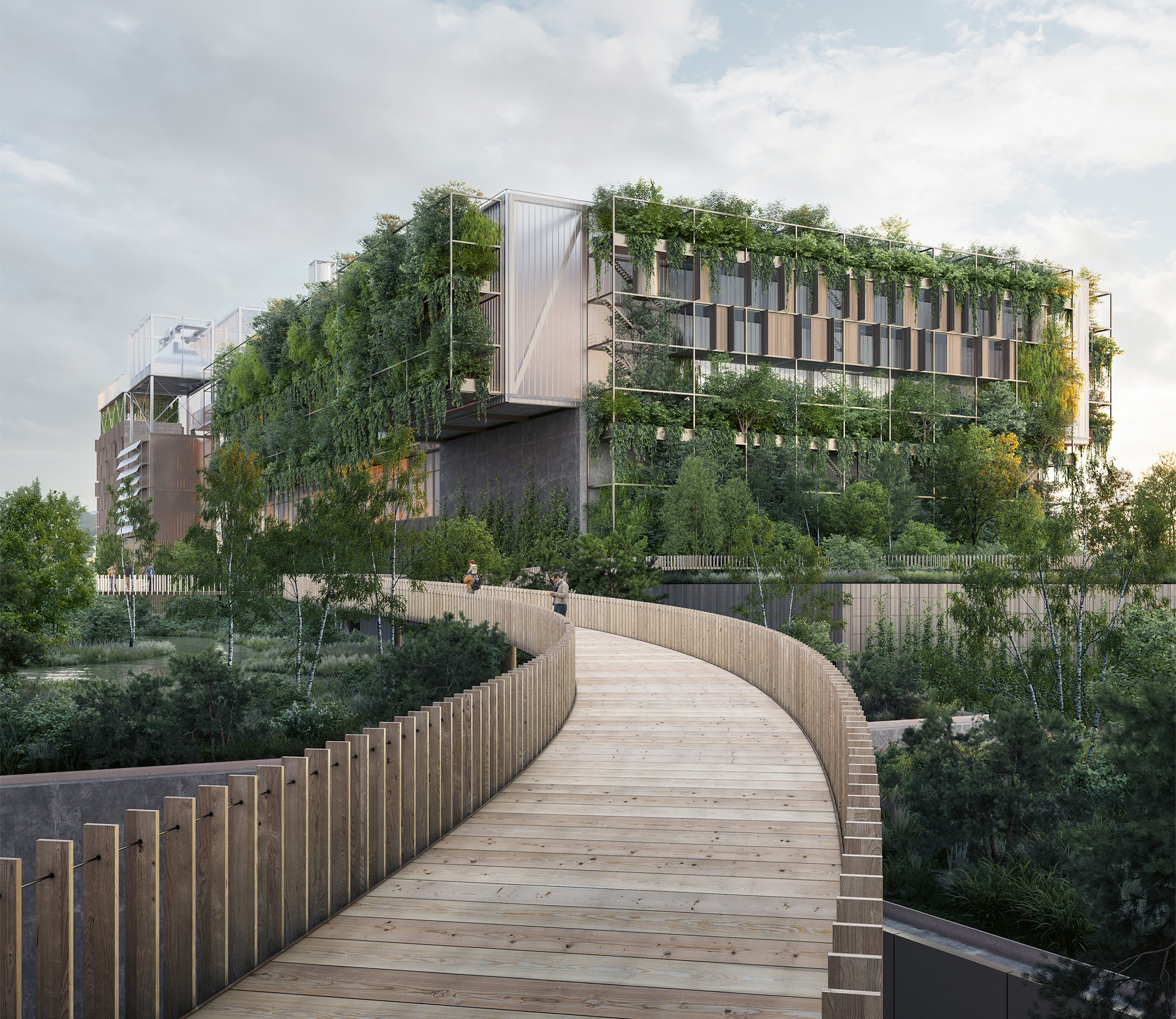 Visualisierung der Energiezentrale des Teams Dürig